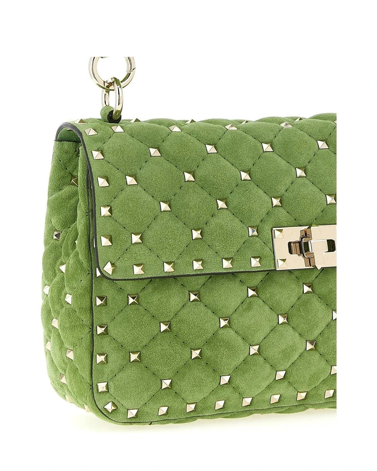 Valentino Garavani Shoulder Bag in green, Calfskin Leather — view 3