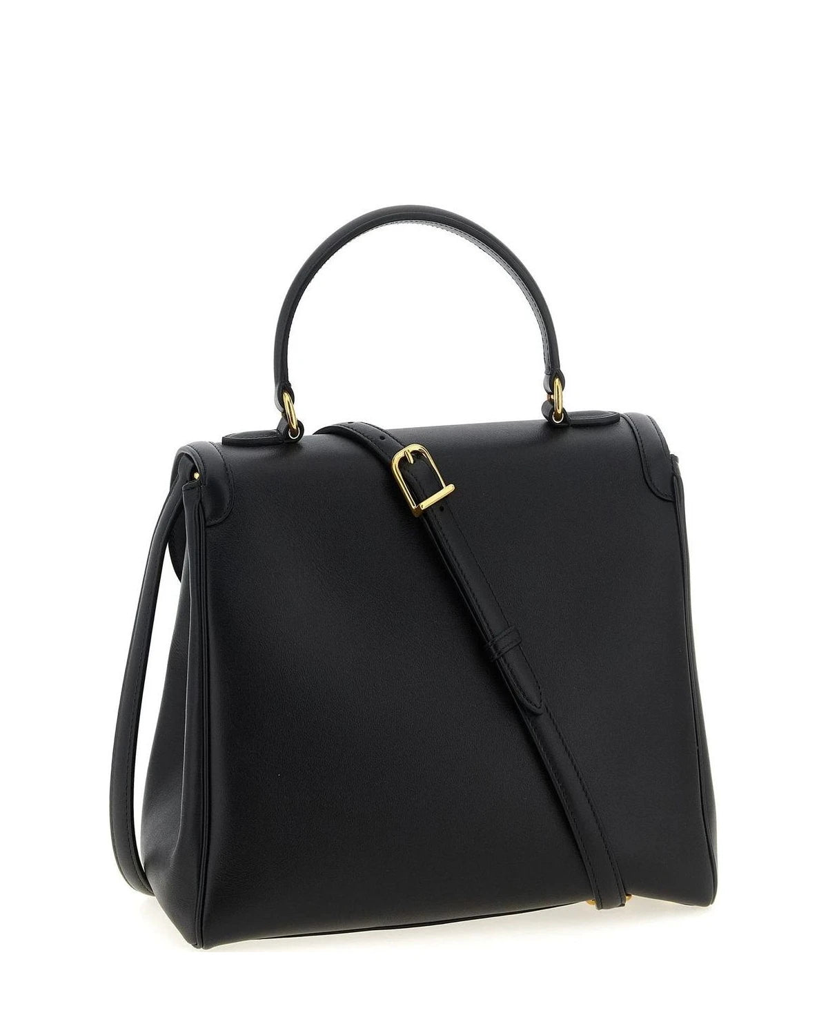 Valentino Garavani Satchel Bag in black, Calfskin Leather — view 2