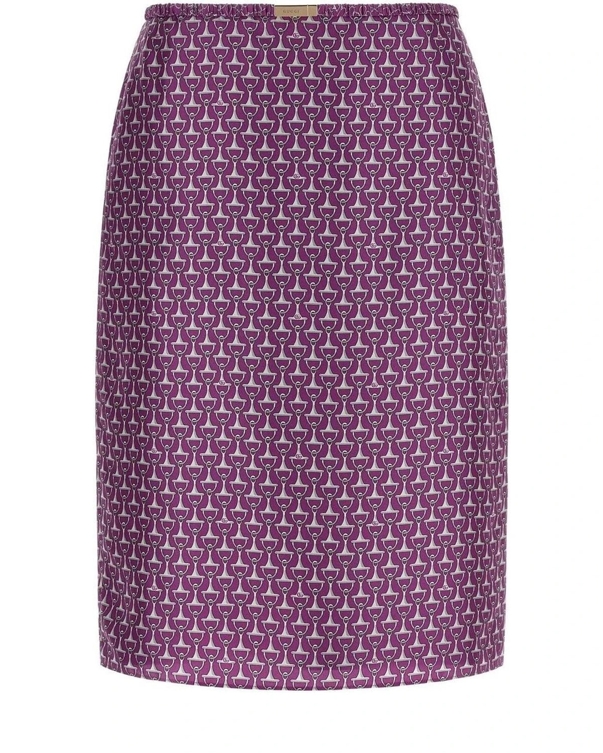 Gucci Skirt in purple, Silk