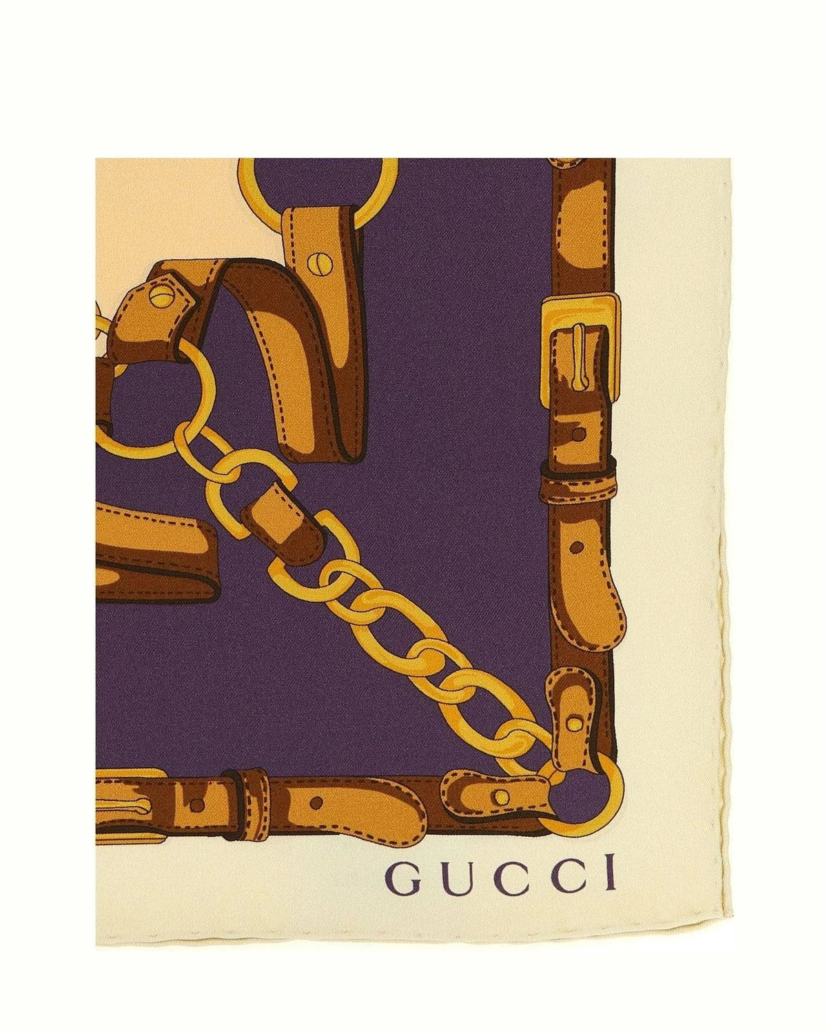 Gucci Scarves & Shawl in beige, Silk — view 2