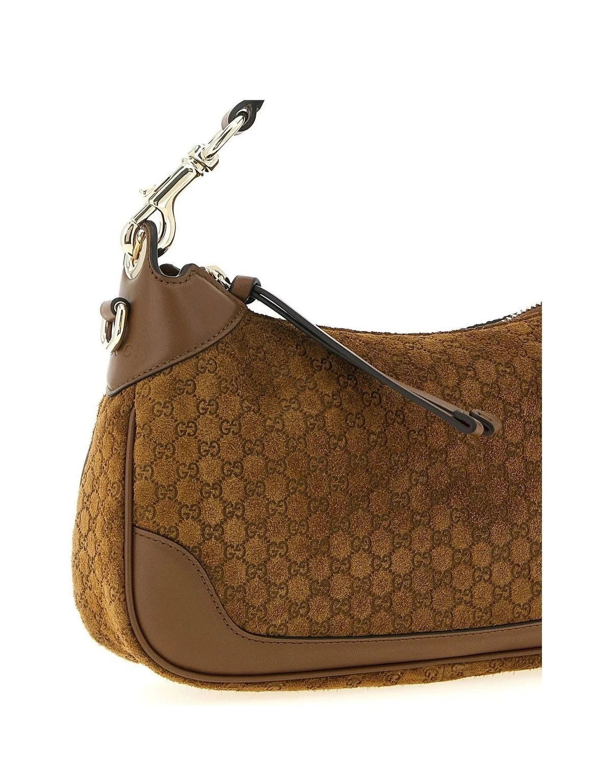 Gucci Shoulder Bag in brown, Calfskin Leather — view 3