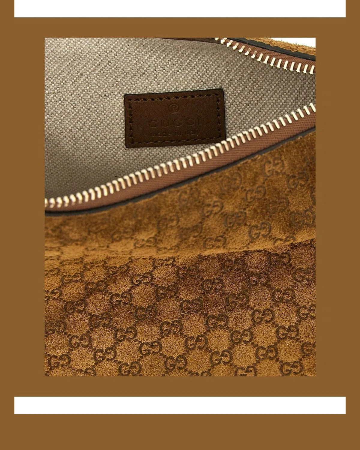 Gucci Shoulder Bag in brown, Calfskin Leather — view 4