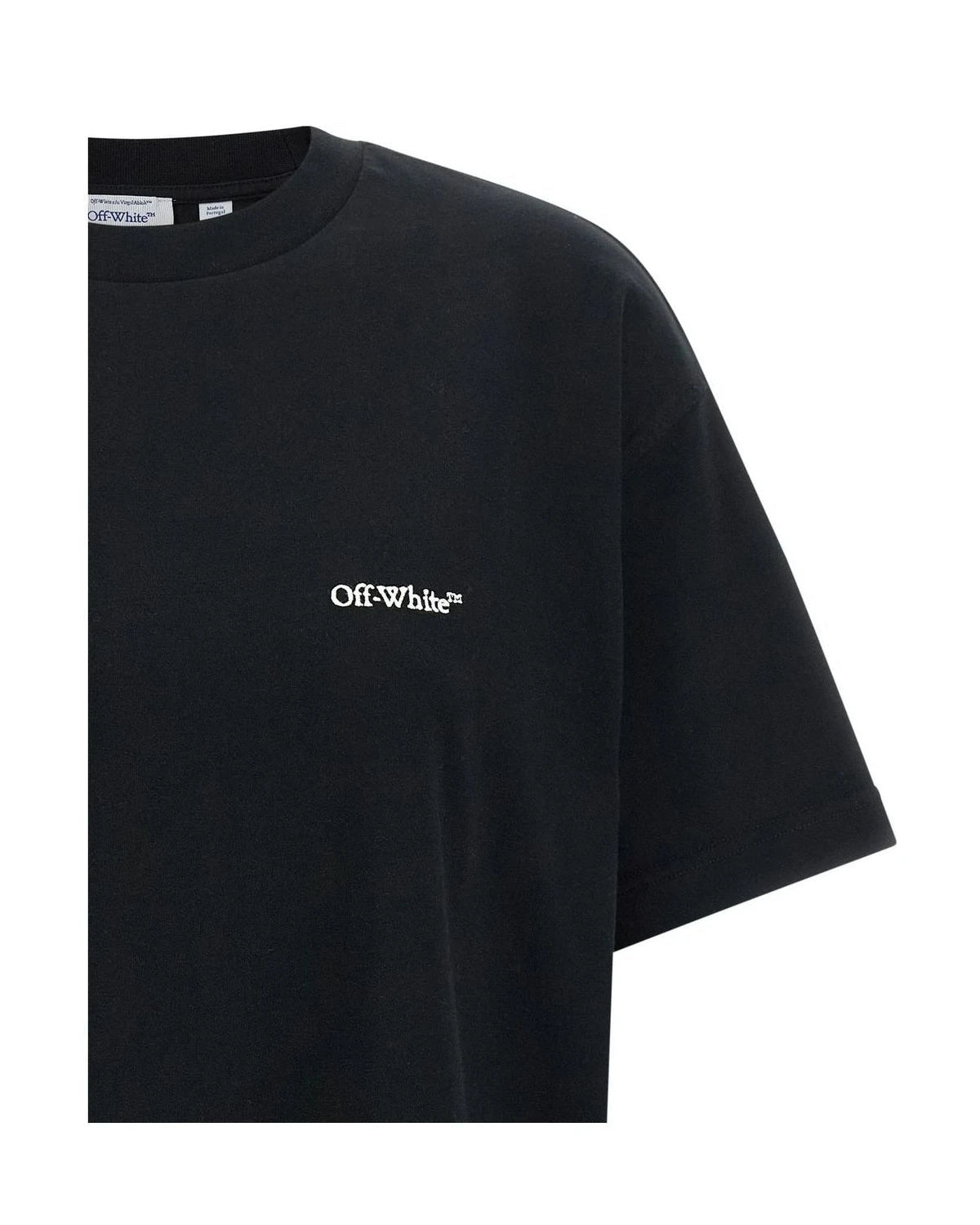 Off-White T-Shirt in black, Cotton โ view 3