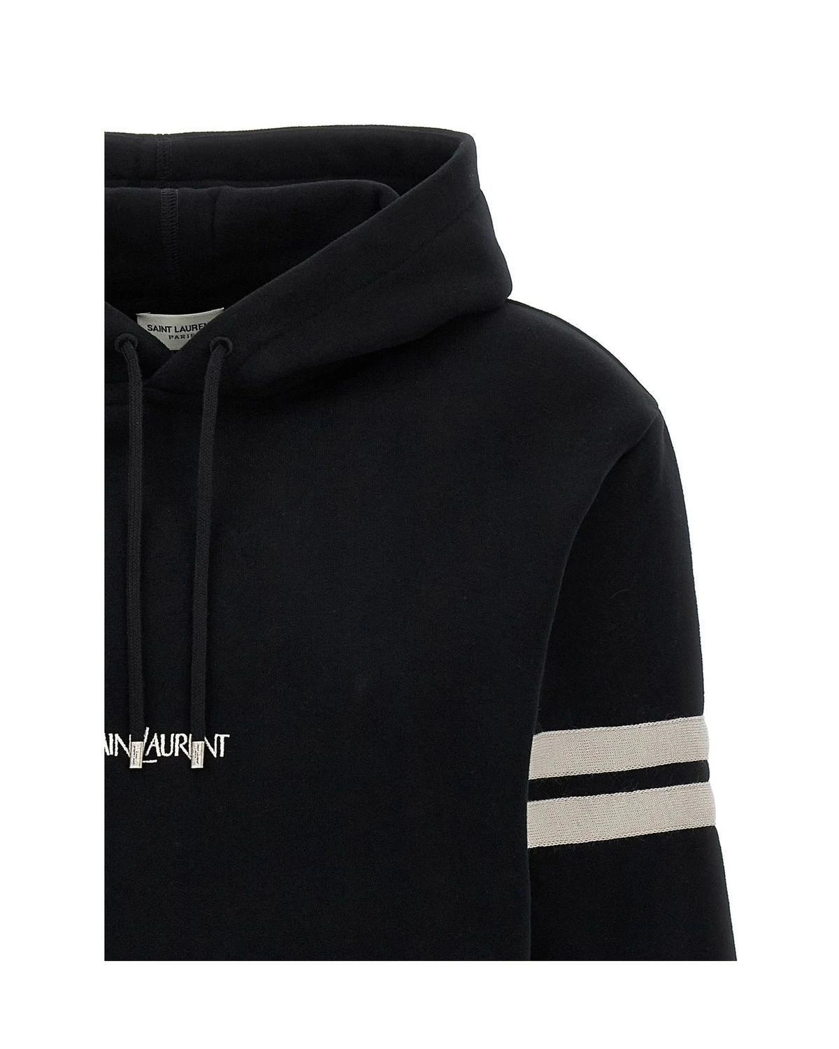 Saint Laurent Hoodie in black, Cotton — view 3