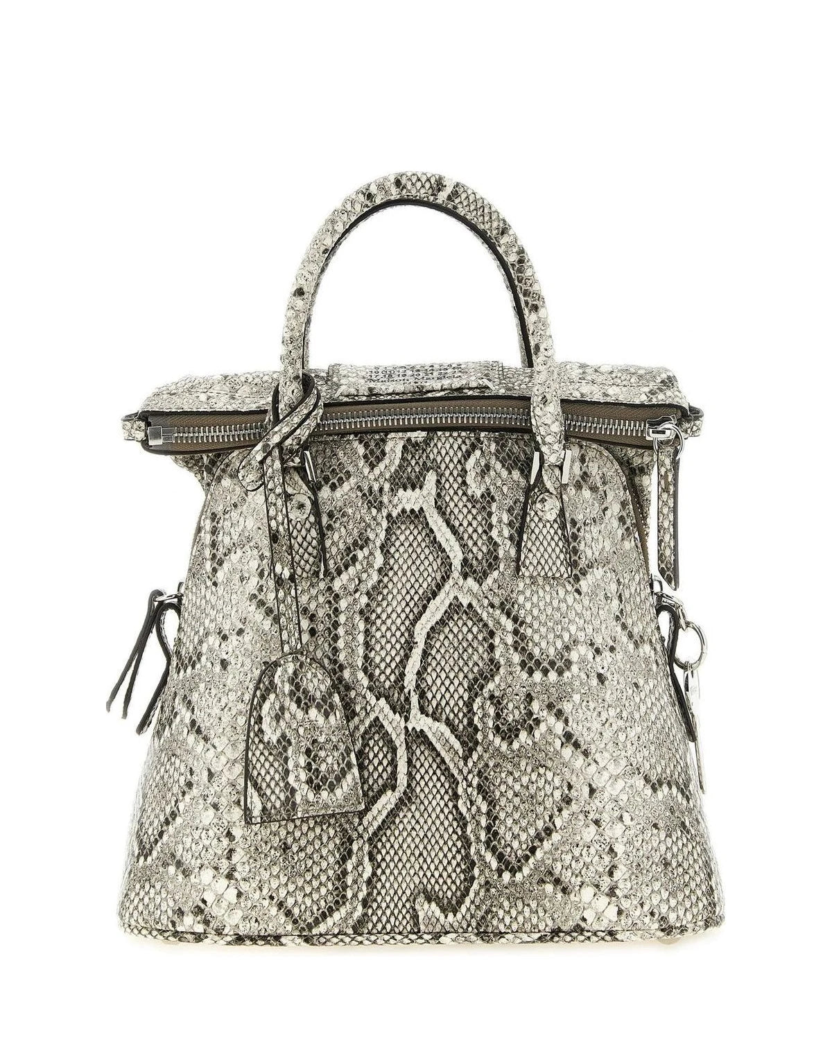 Maison Margiela Satchel Bag in gray, Goat Leather
