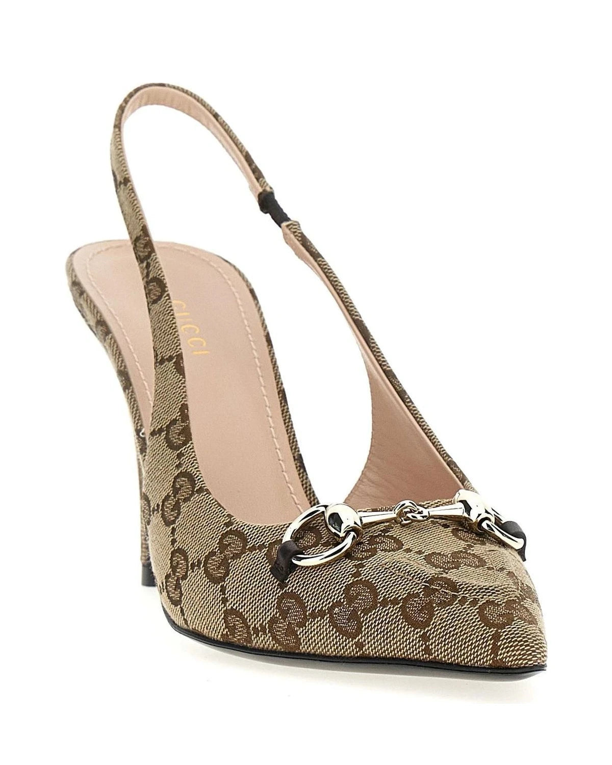 Gucci Heels in beige, Polyester — view 2