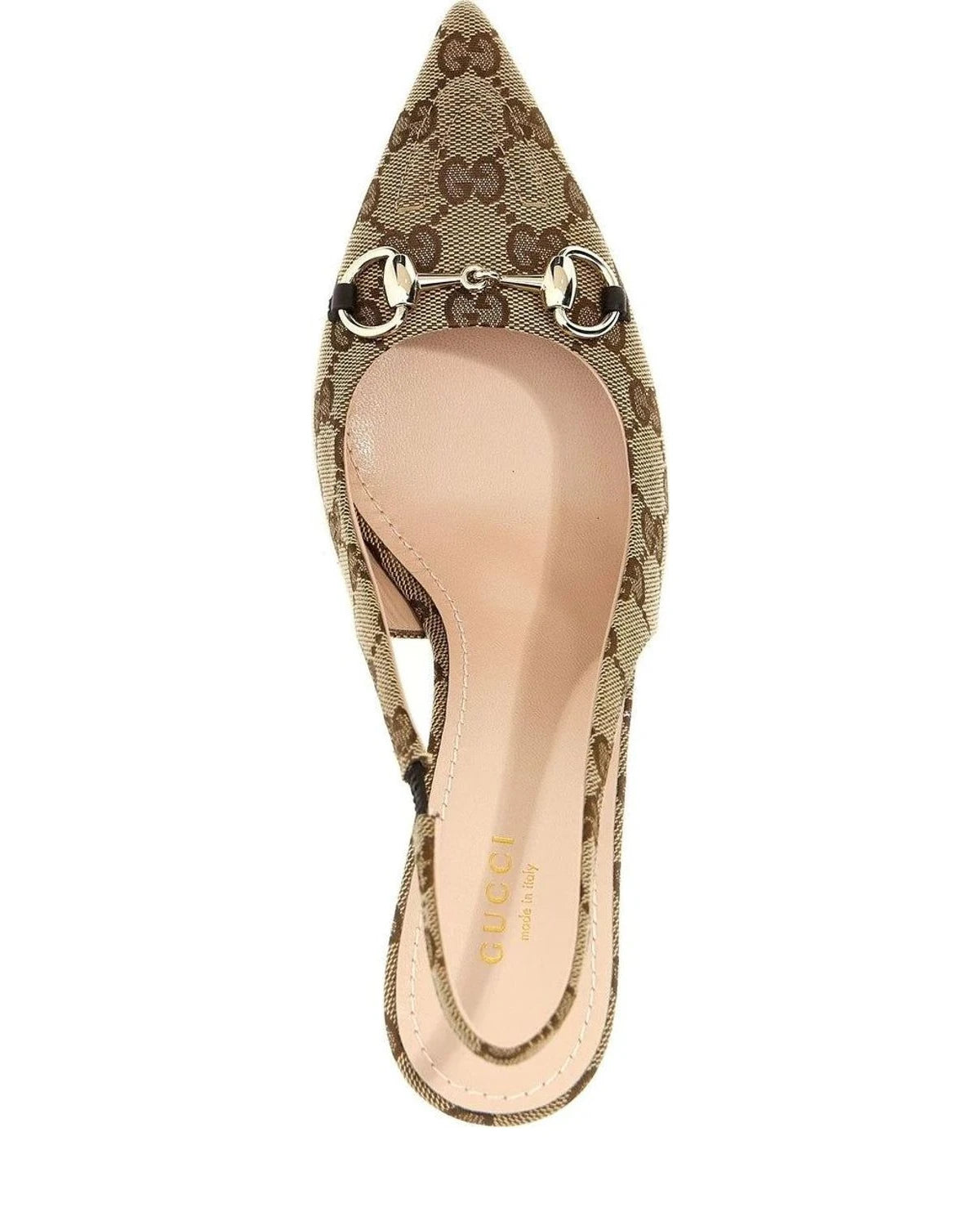 Gucci Heels in beige, Polyester — view 4