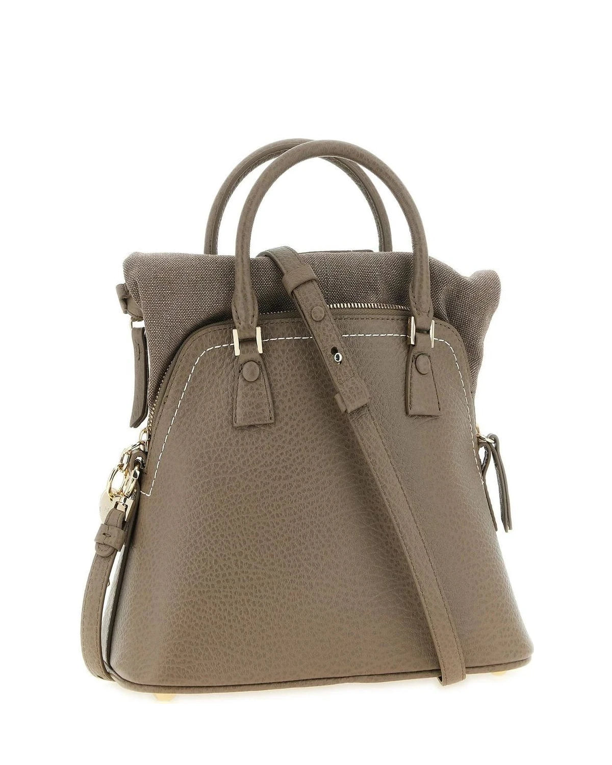 Maison Margiela Satchel Bag in gray, Calfskin Leather — view 2