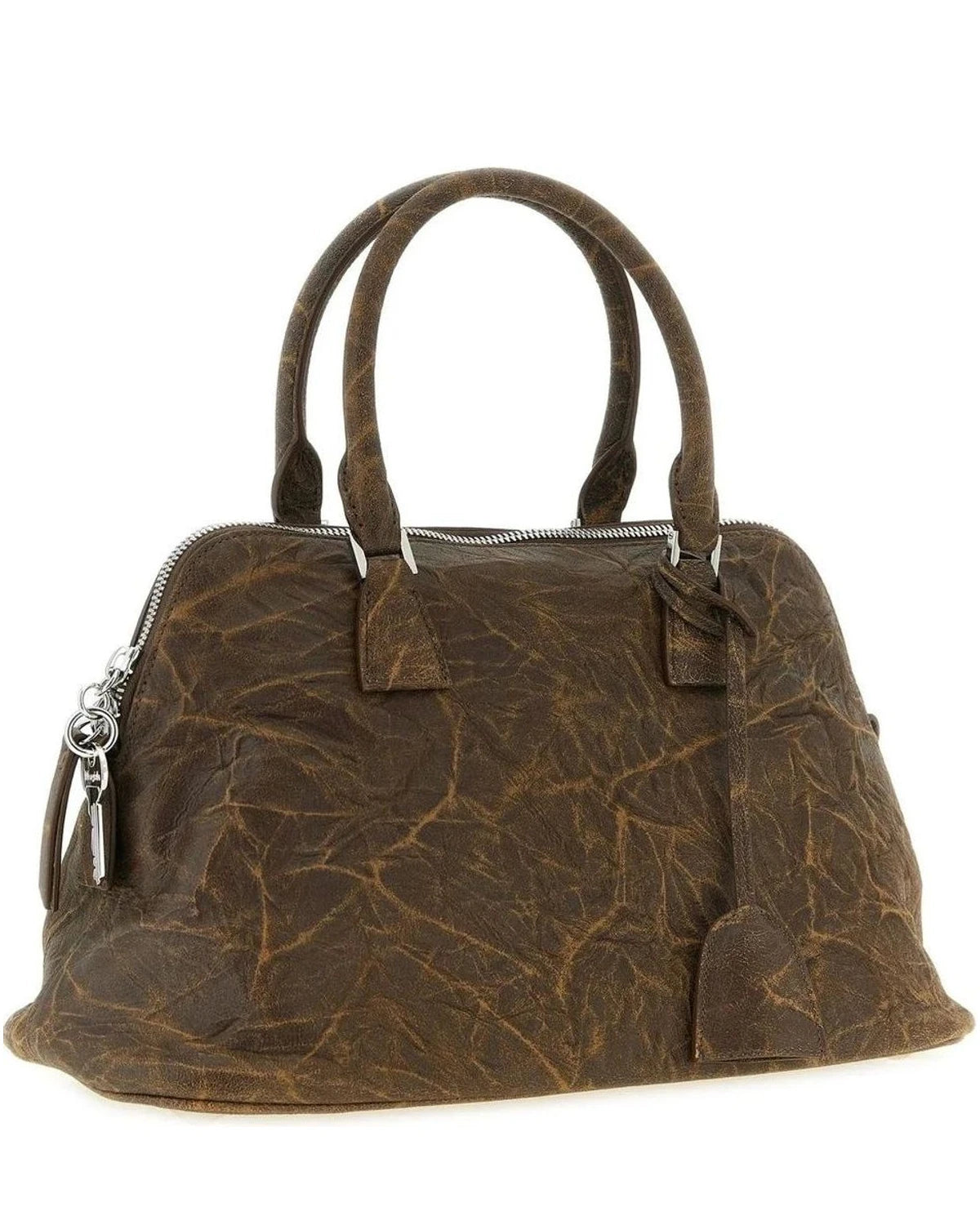 Maison Margiela Satchel Bag in brown, Goat Leather — view 3