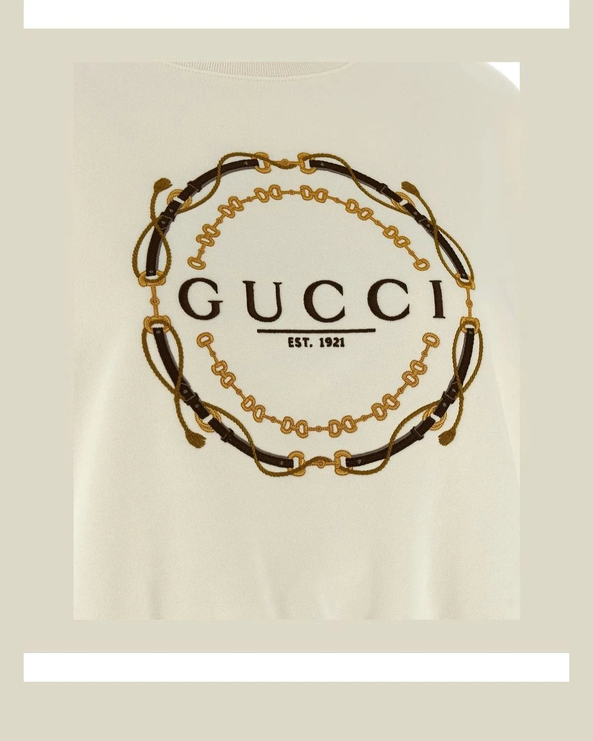 Gucci Sweatshirt in white, Cotton — view 4