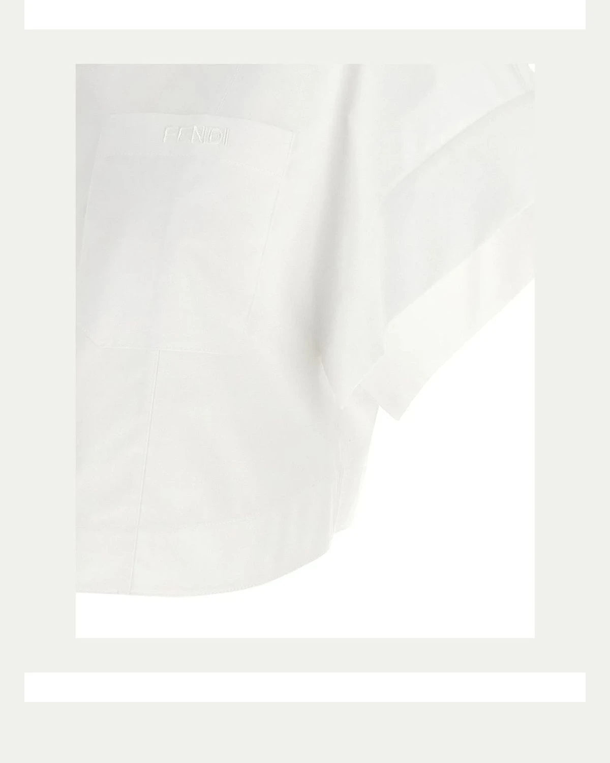 Fendi Blouse in white, Cotton — view 4
