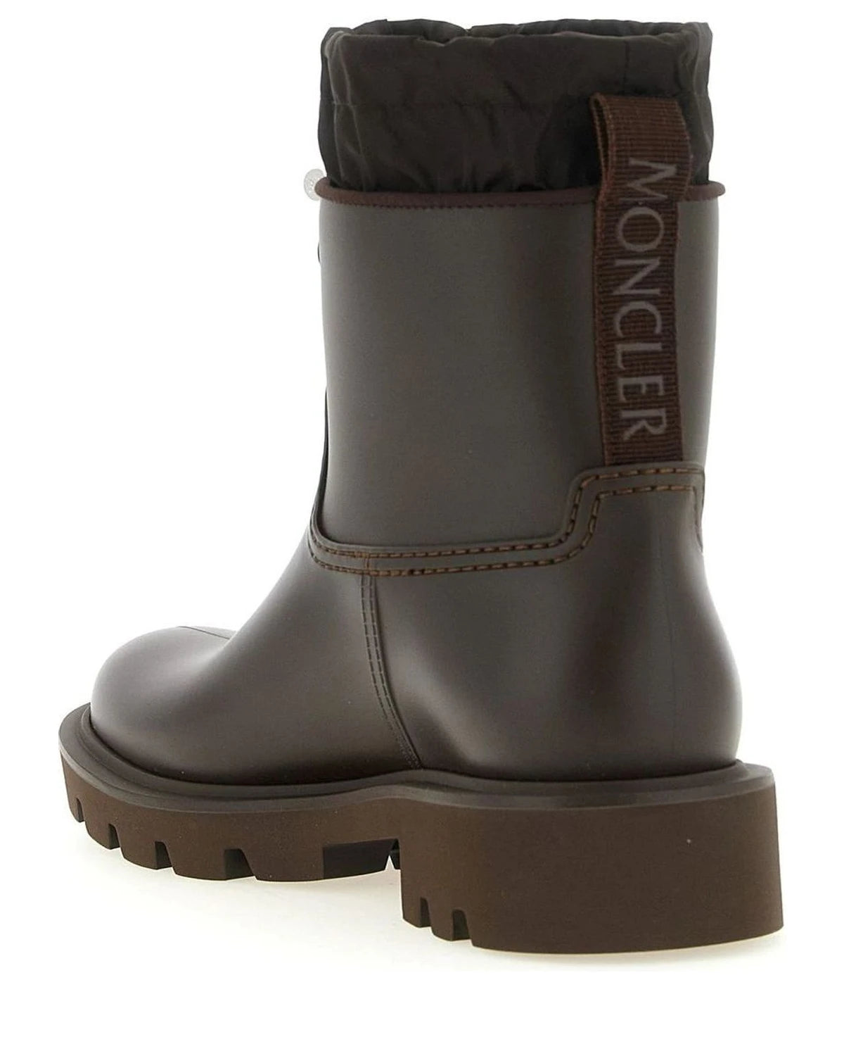 Moncler Ankle Boots in brown, Pvc — view 3