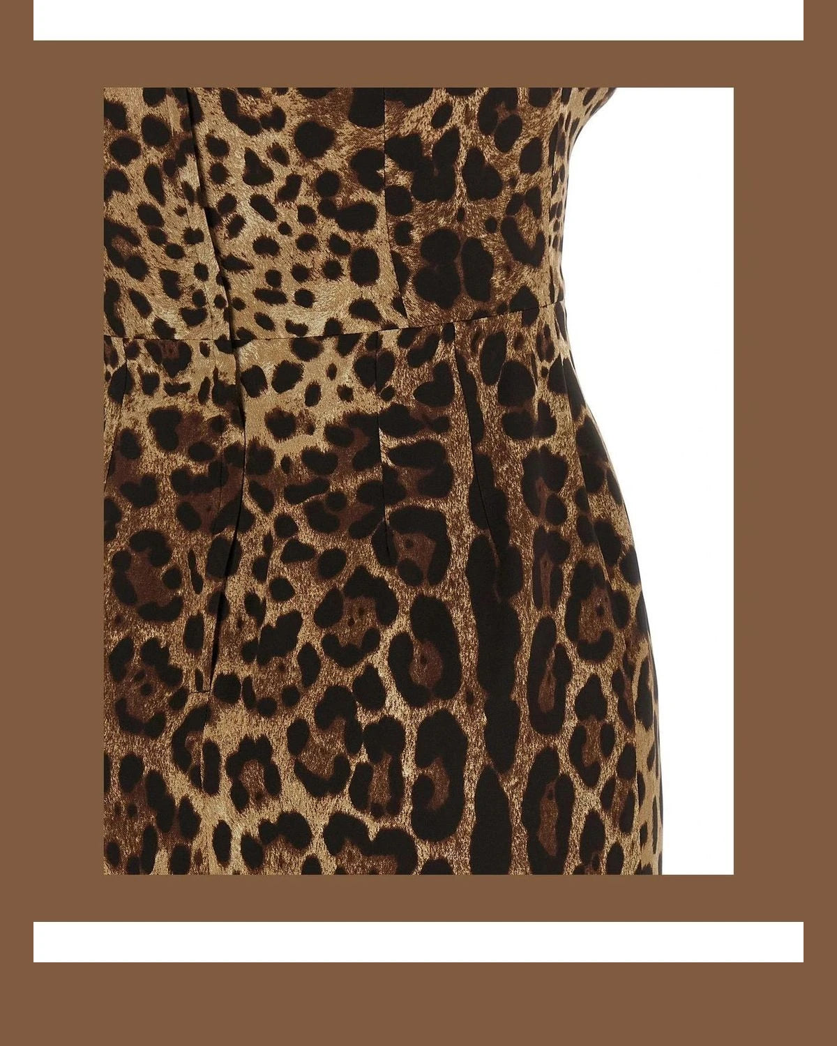 Dolce & Gabbana Dresse in brown, Silk — view 4