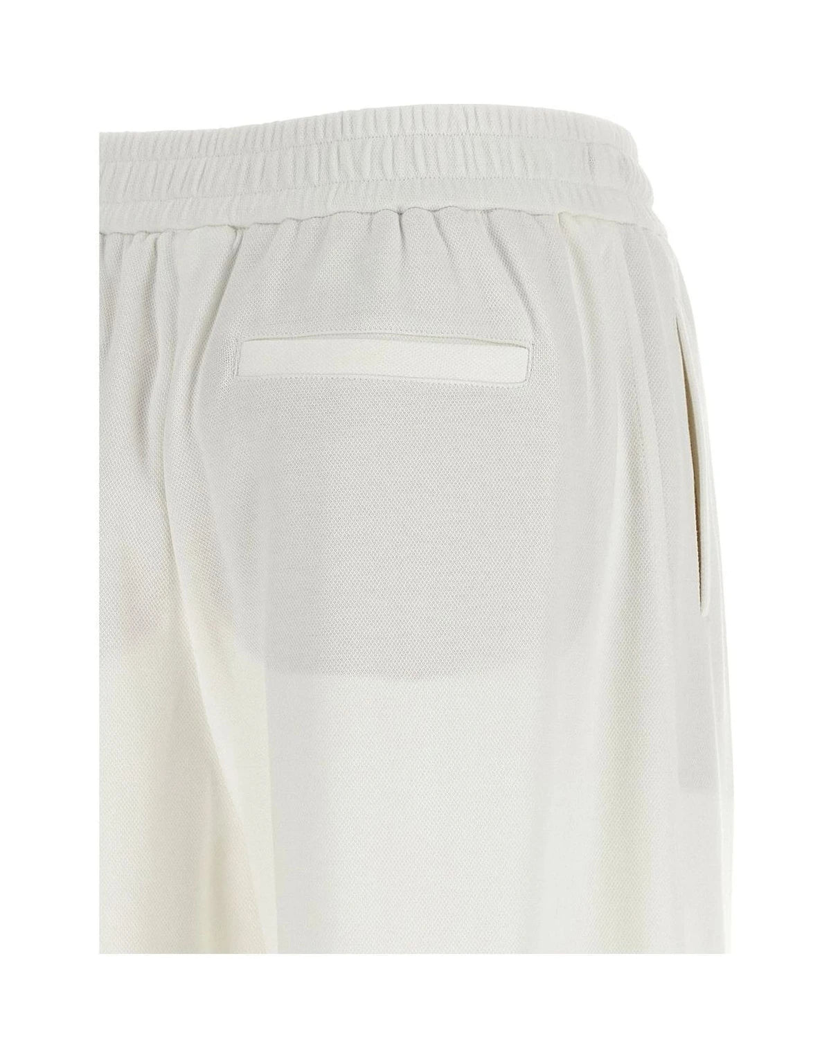 Brunello Cucinelli Jogger in white, Cotton — view 4