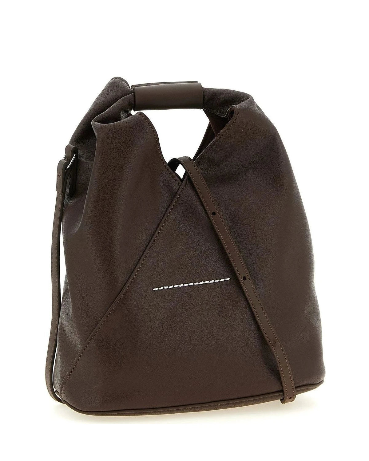 MM6 Maison Margiela Cross Body Bag in brown, Polyurethane — view 2