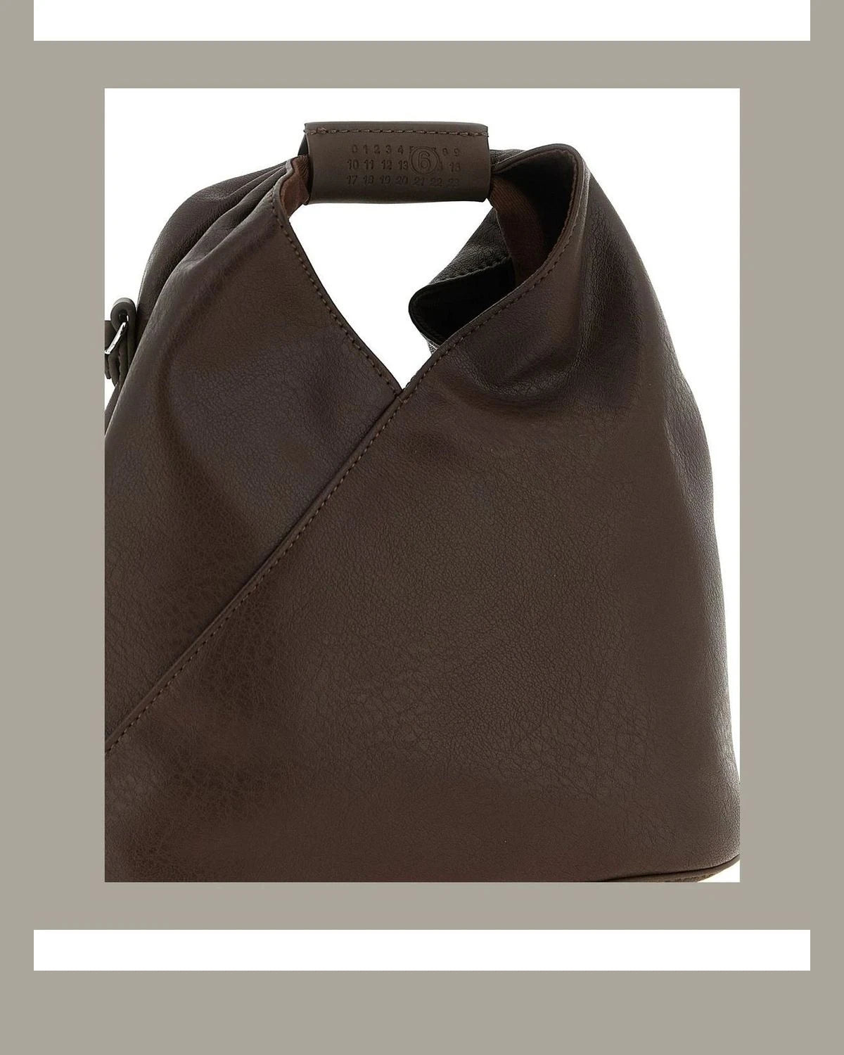 MM6 Maison Margiela Cross Body Bag in brown, Polyurethane — view 3