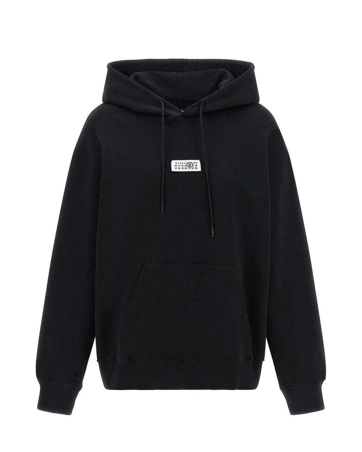 MM6 Maison Margiela Hoodie in black, Cotton