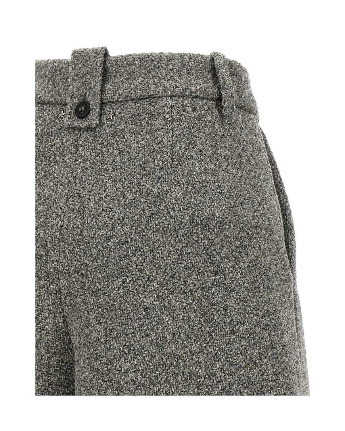 Golden Goose Bermuda in gray, Virgin Wool — view 4