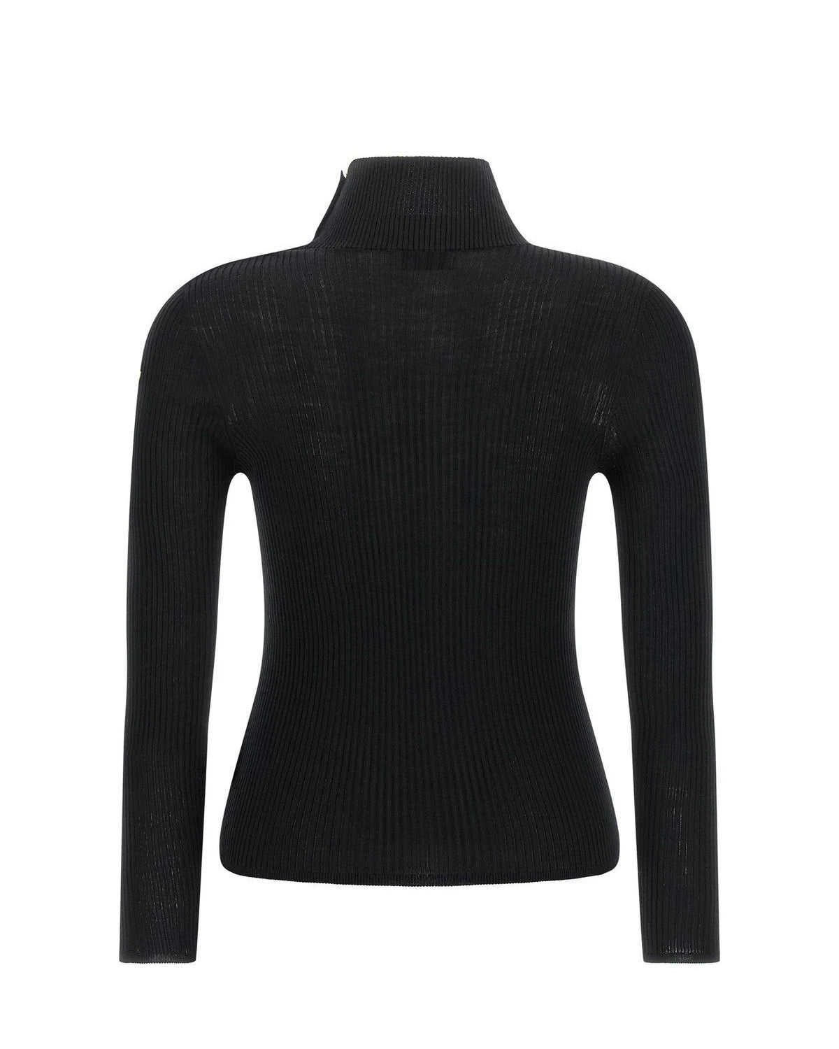 Moncler Sweater in black, Virgin Wool — view 2