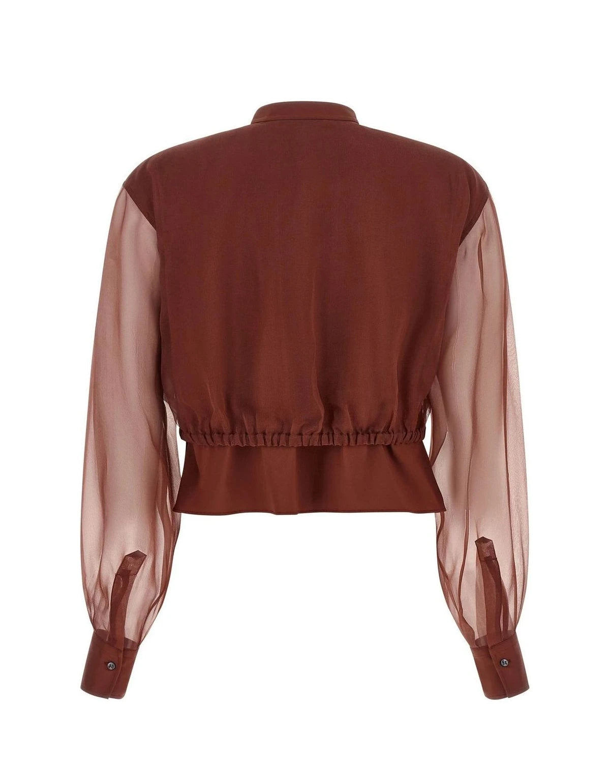 Brunello Cucinelli Blouse in brown, Cotton — view 2