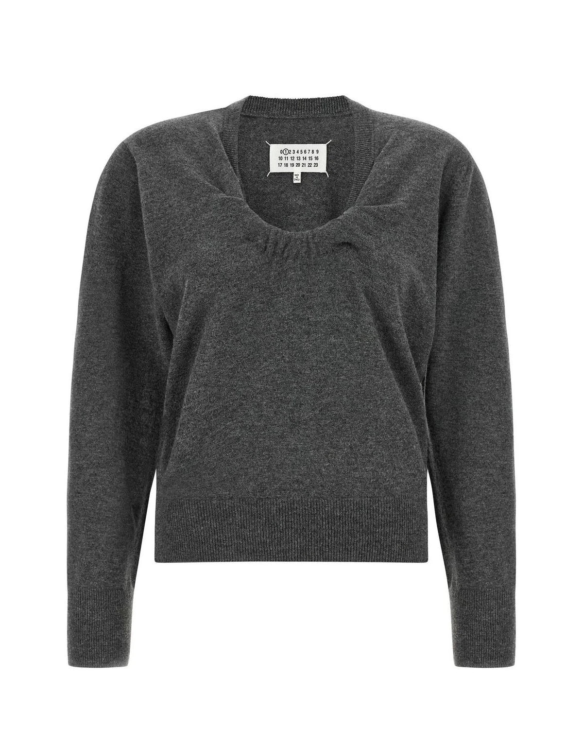 Maison Margiela Sweater in gray, Virgin Wool