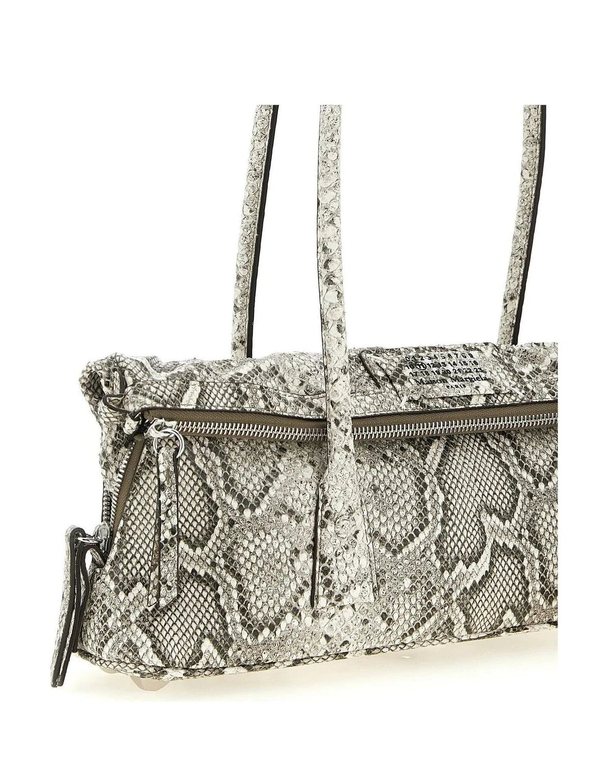 Maison Margiela Shoulder Bag in white, Goat Leather — view 3