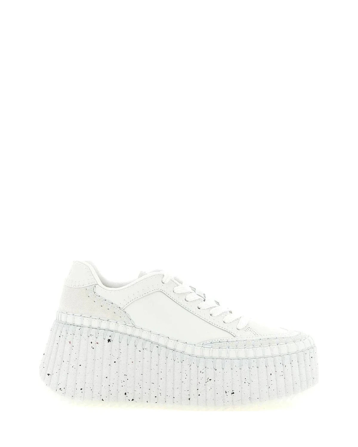 Chloé Wedges in white, Polyester