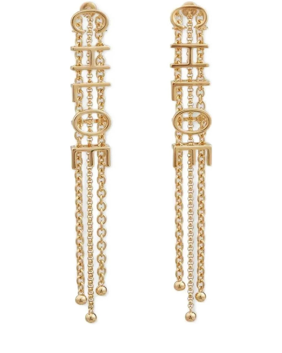 Chloé Earring in gold, Brass