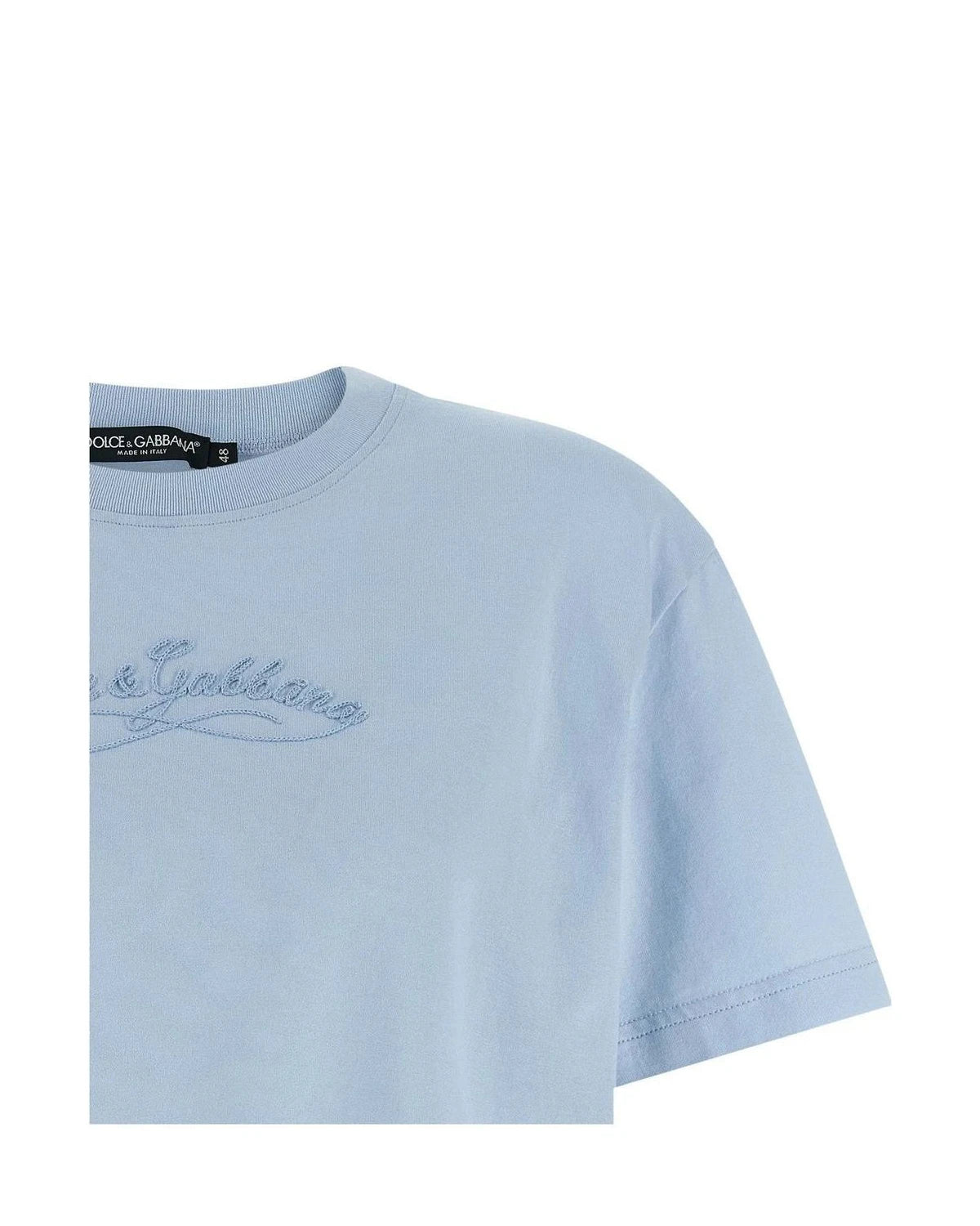 Dolce & Gabbana T-Shirt in blue, Cotton — view 3