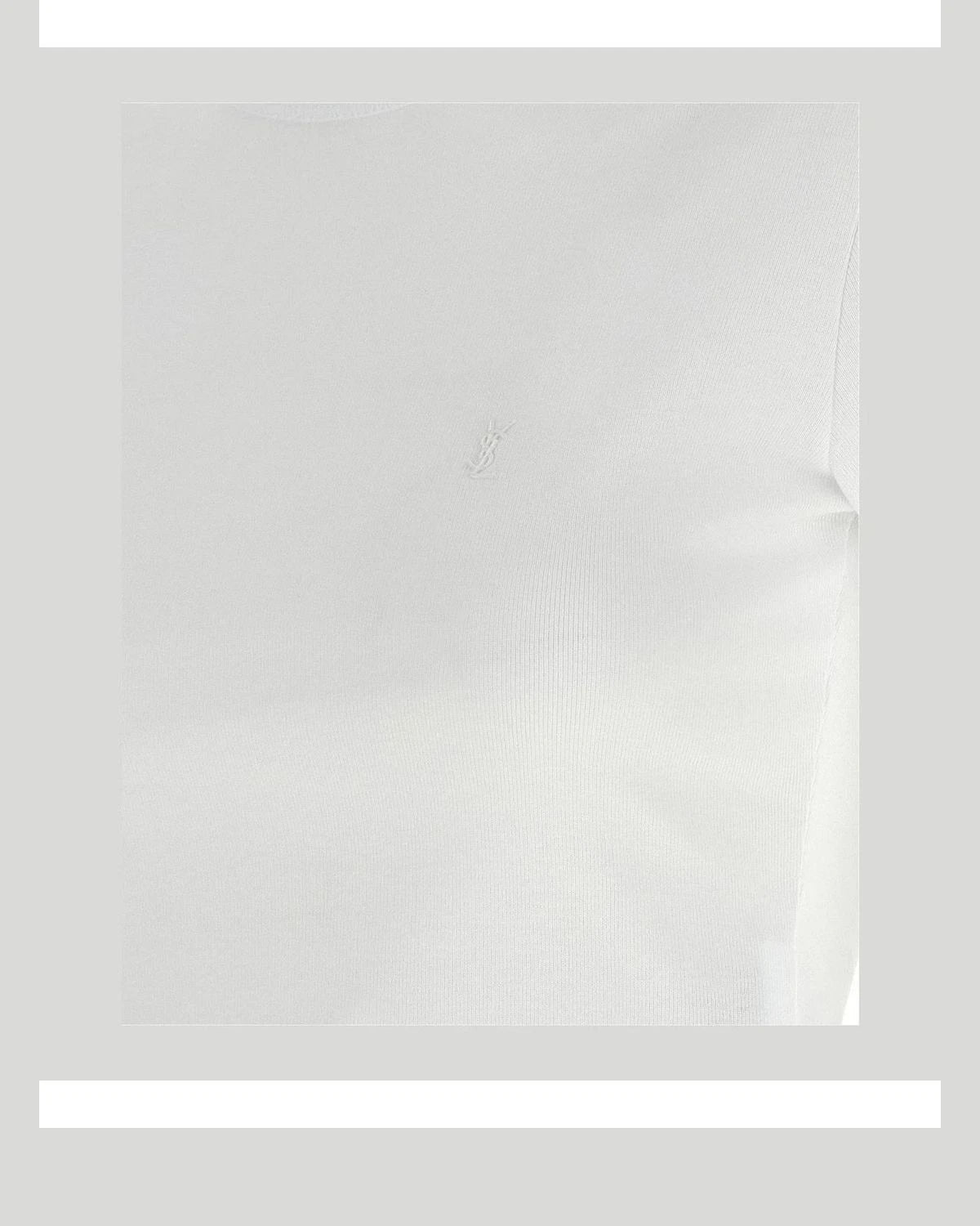 Saint Laurent T-Shirt in white, Cotton — view 4