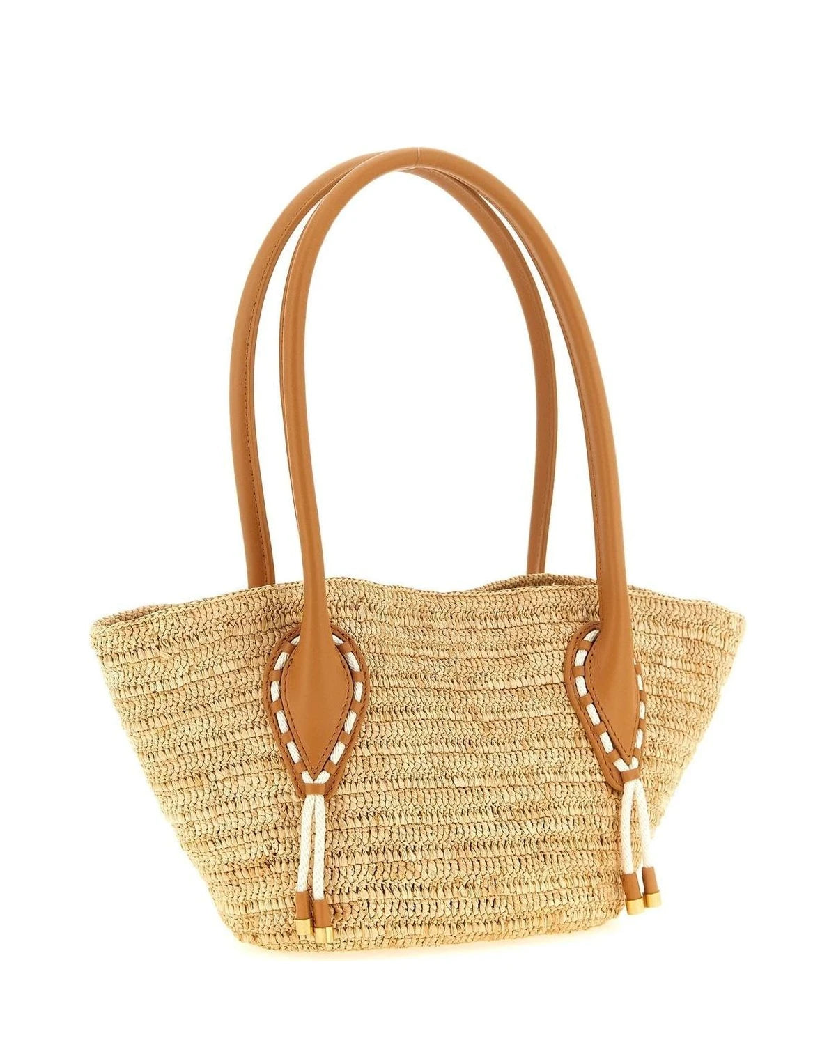 Christian Louboutin Tote Bag in beige, Raffia β view 2