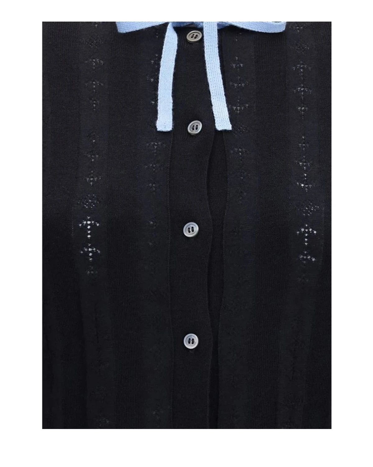 Marni Cardigan in black, Merino Wool — view 3