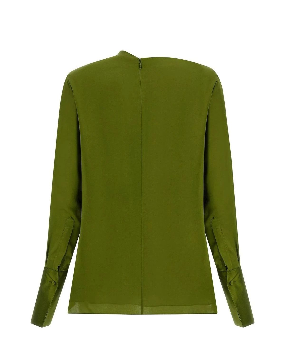 Tom Ford Blouse in green, Silk — view 2