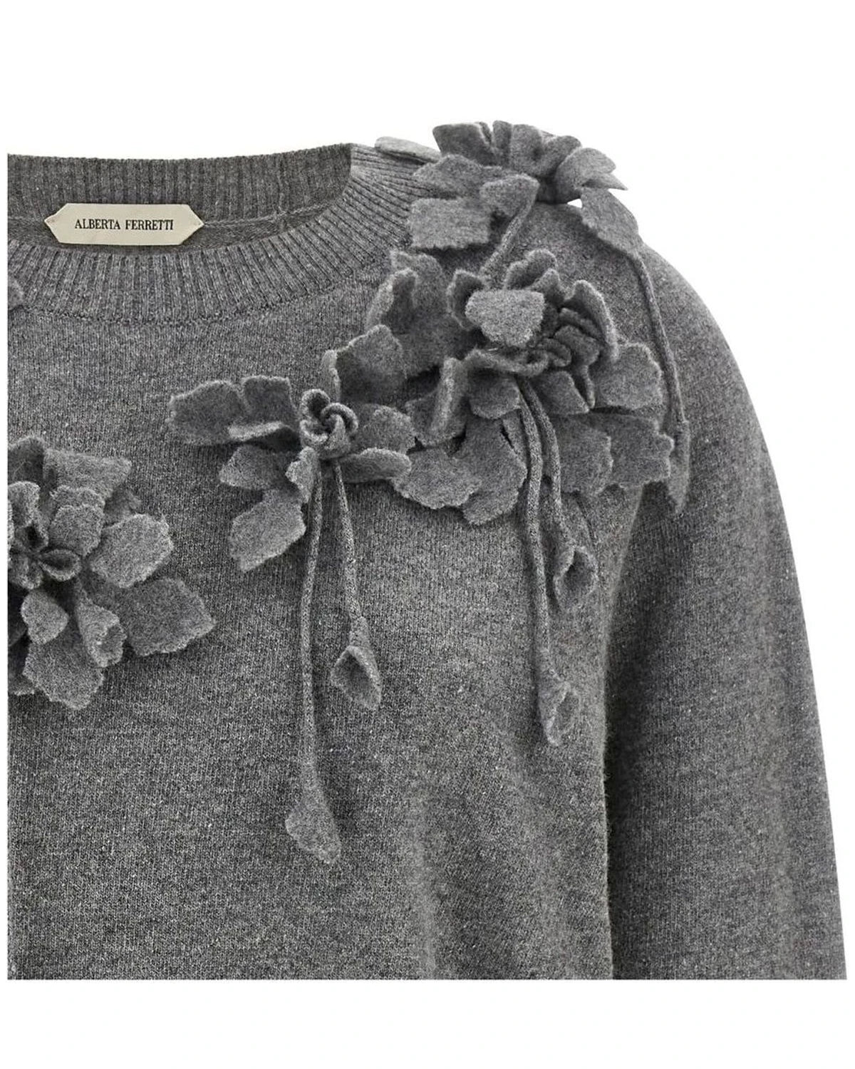 Alberta Ferretti Sweater in gray, Virgin Wool β view 3