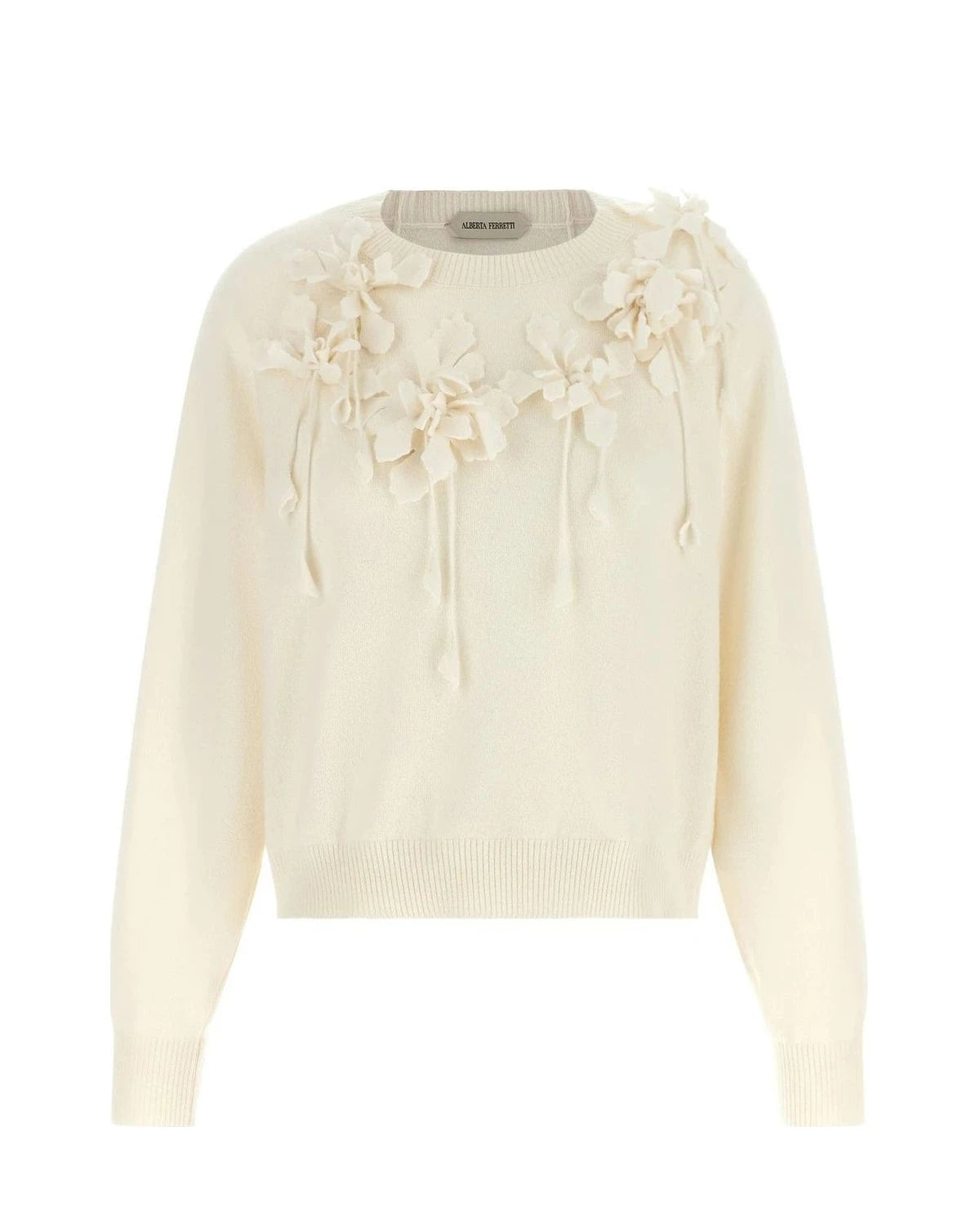 Alberta Ferretti Sweater in white, Virgin Wool