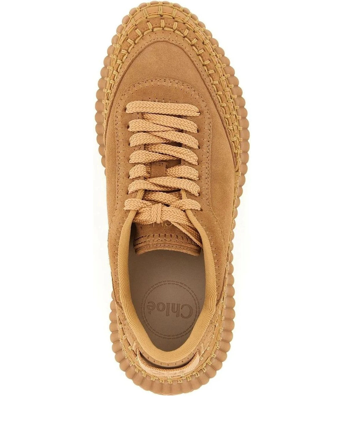 Chloé Sneakers in beige, Polyester — view 4