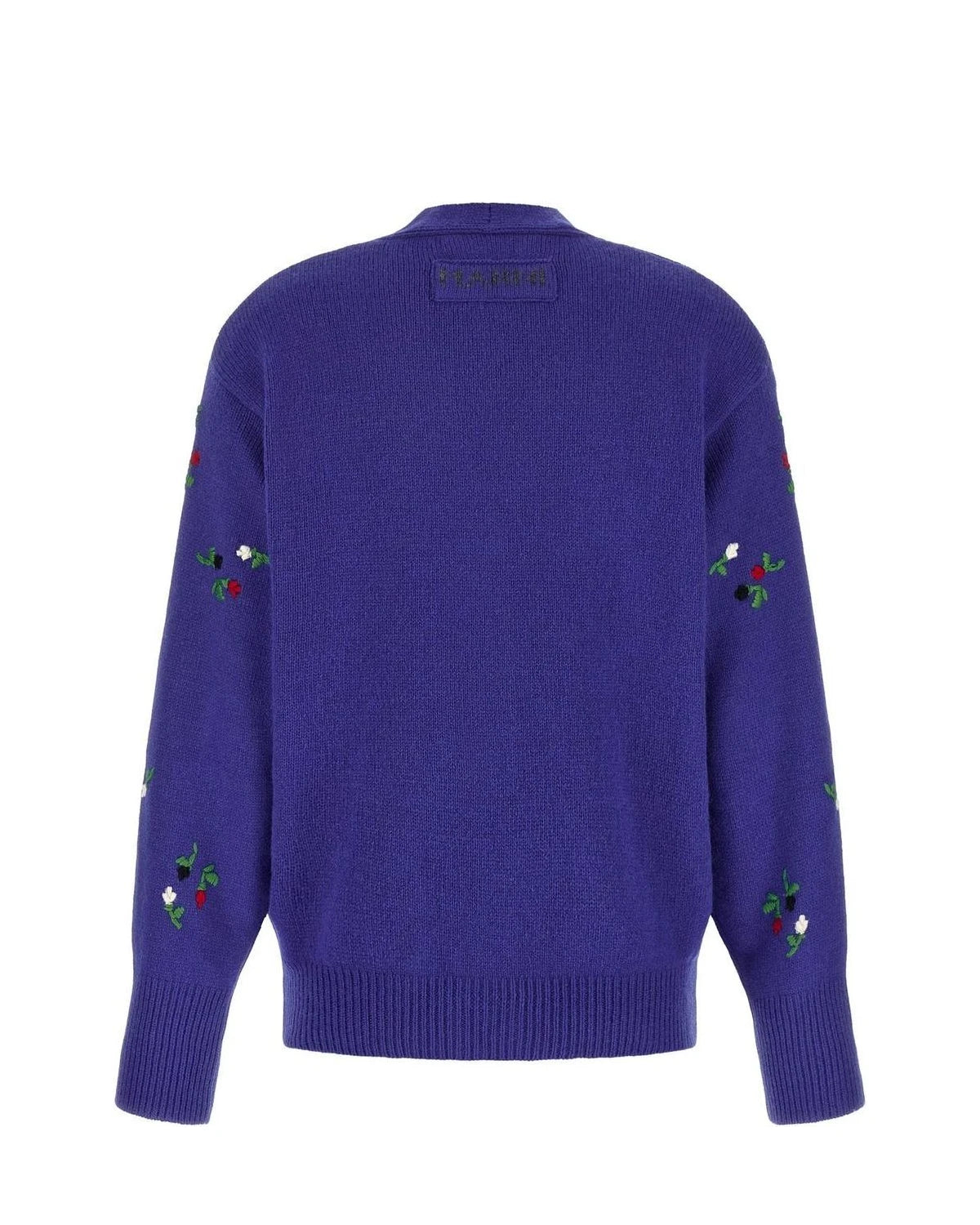Marni Cardigan in blue, Virgin Wool — view 2