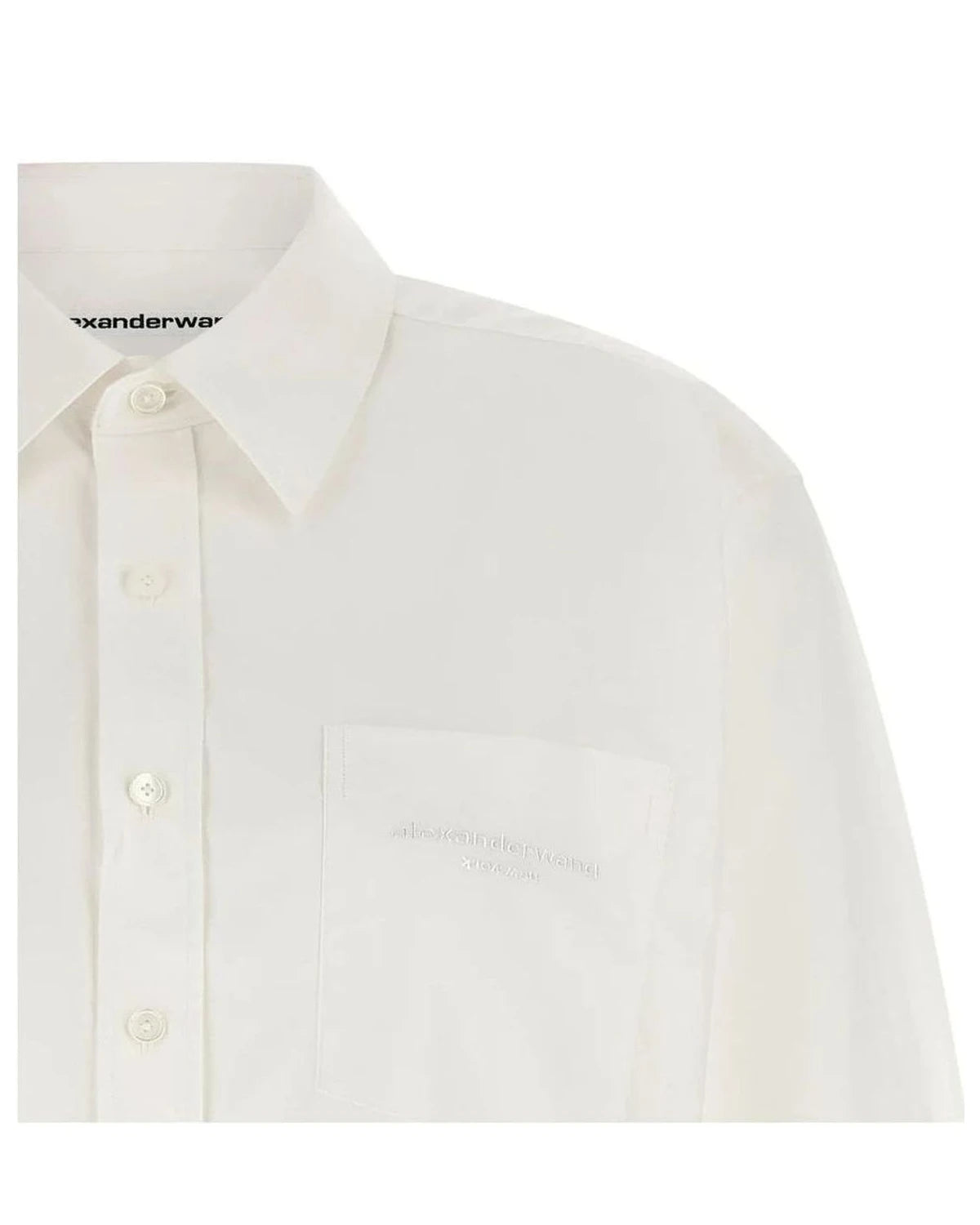 Alexander Wang Dress Shirt in white, Cotton — view 3