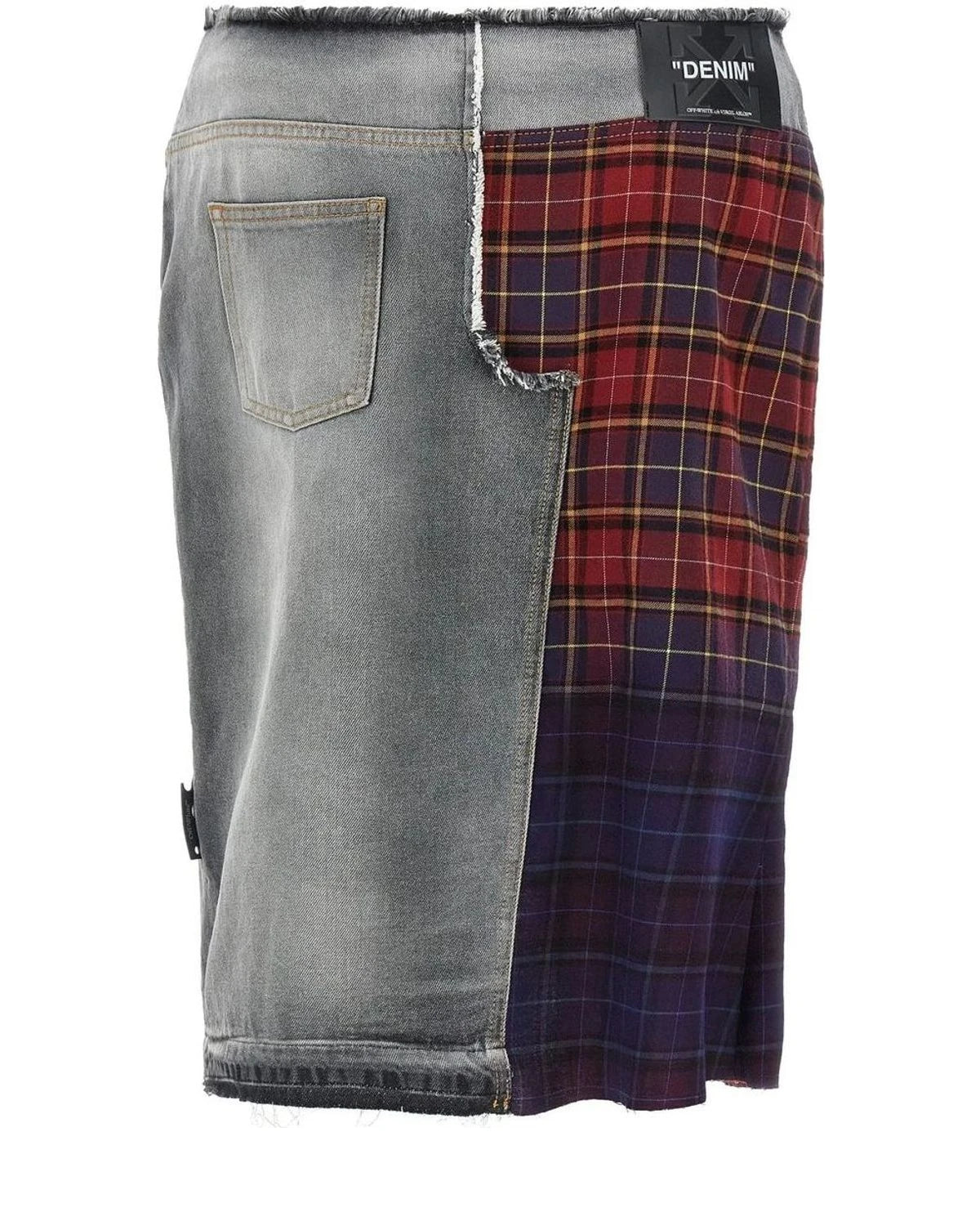 Off-White Skirt in multicolor, Cotton โ view 2
