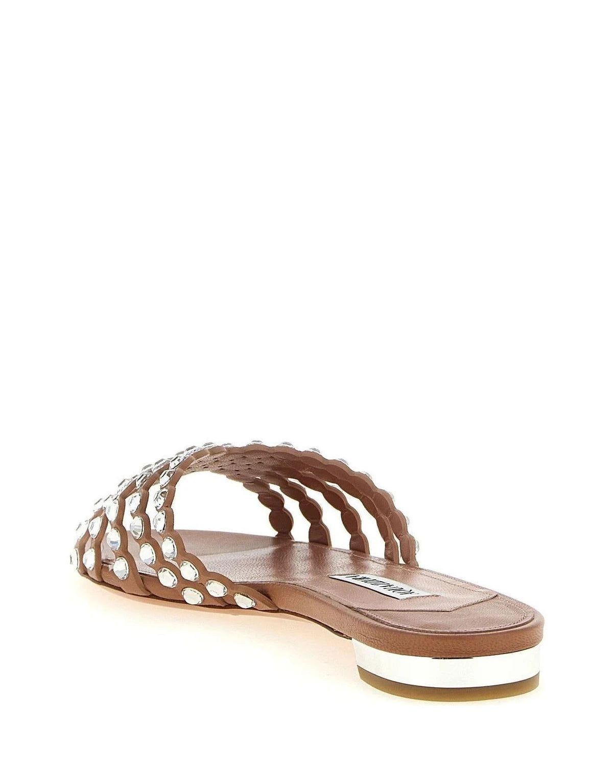 Aquazzura Slides in pink — view 3