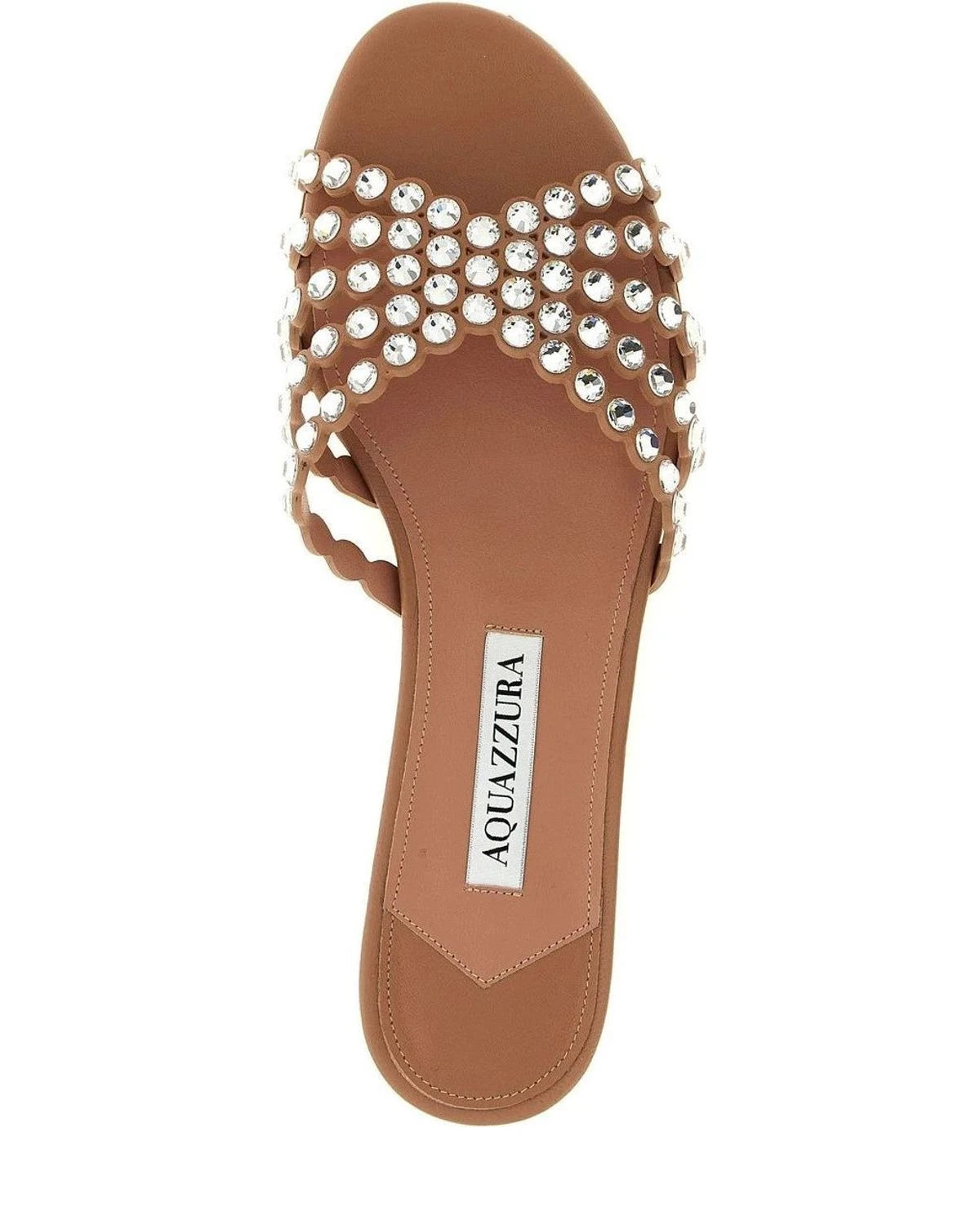 Aquazzura Slides in pink — view 4