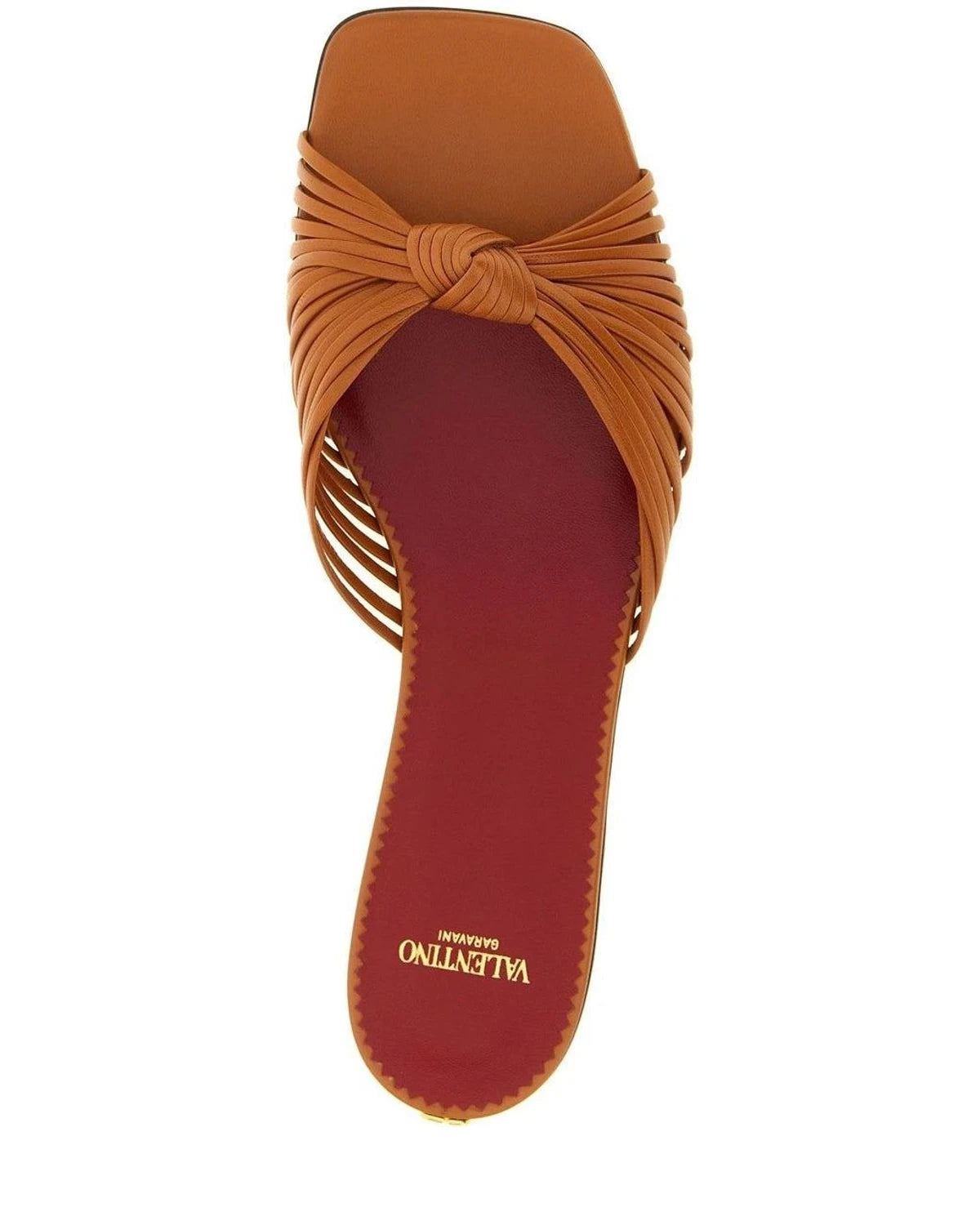 Valentino Garavani Slides in brown, Goat Leather — view 4