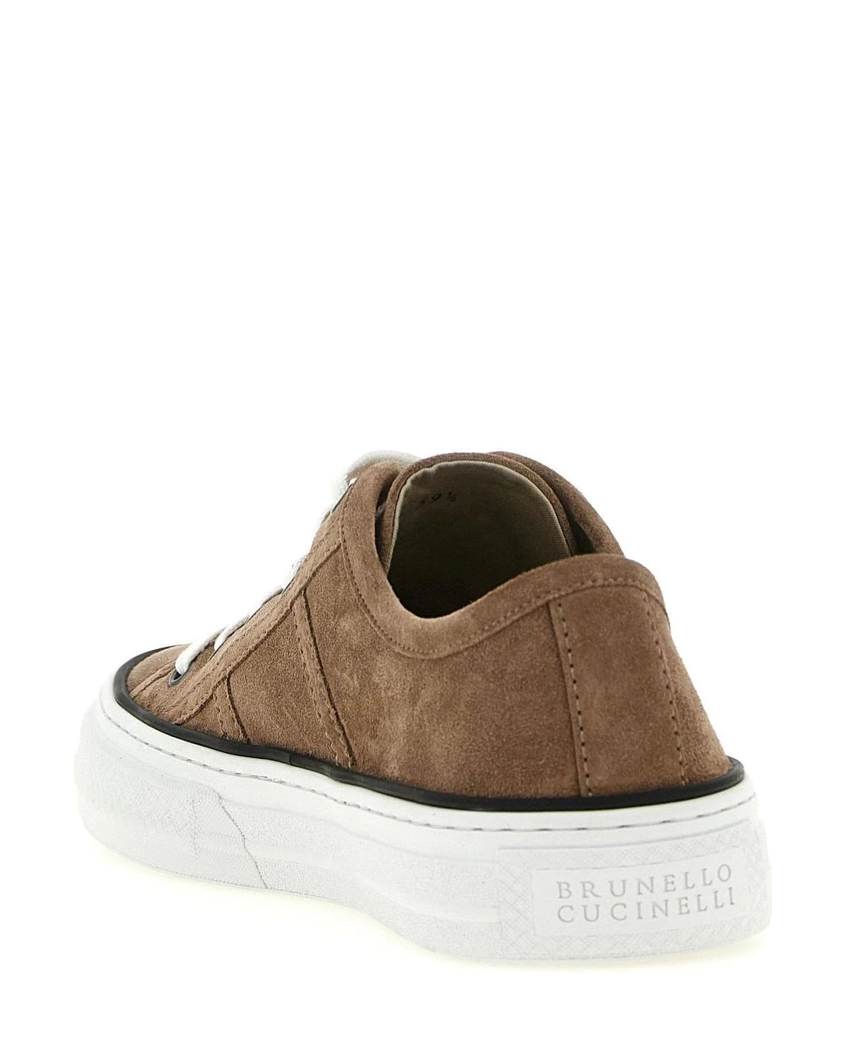 Brunello Cucinelli Sneakers in brown, Leather — view 3