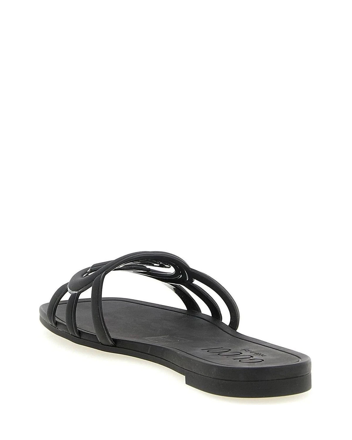 Gucci Slides in black, Rubber — view 3