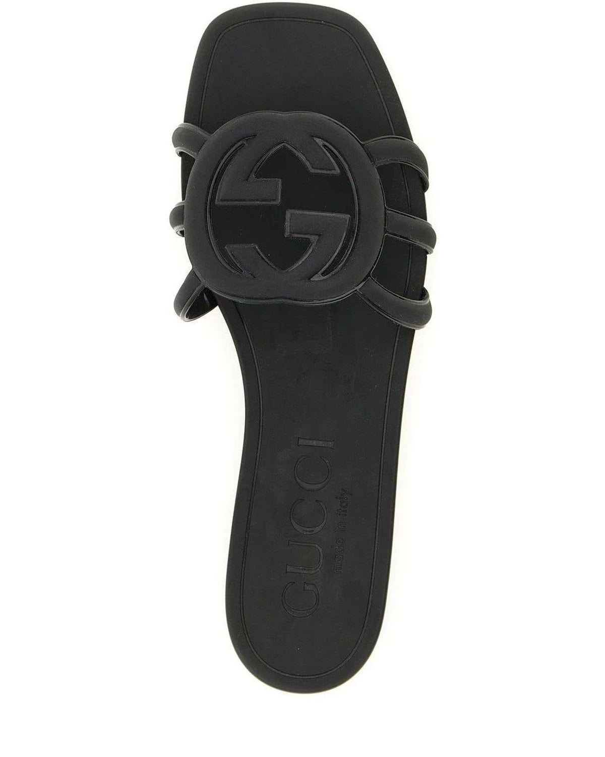 Gucci Slides in black, Rubber — view 4