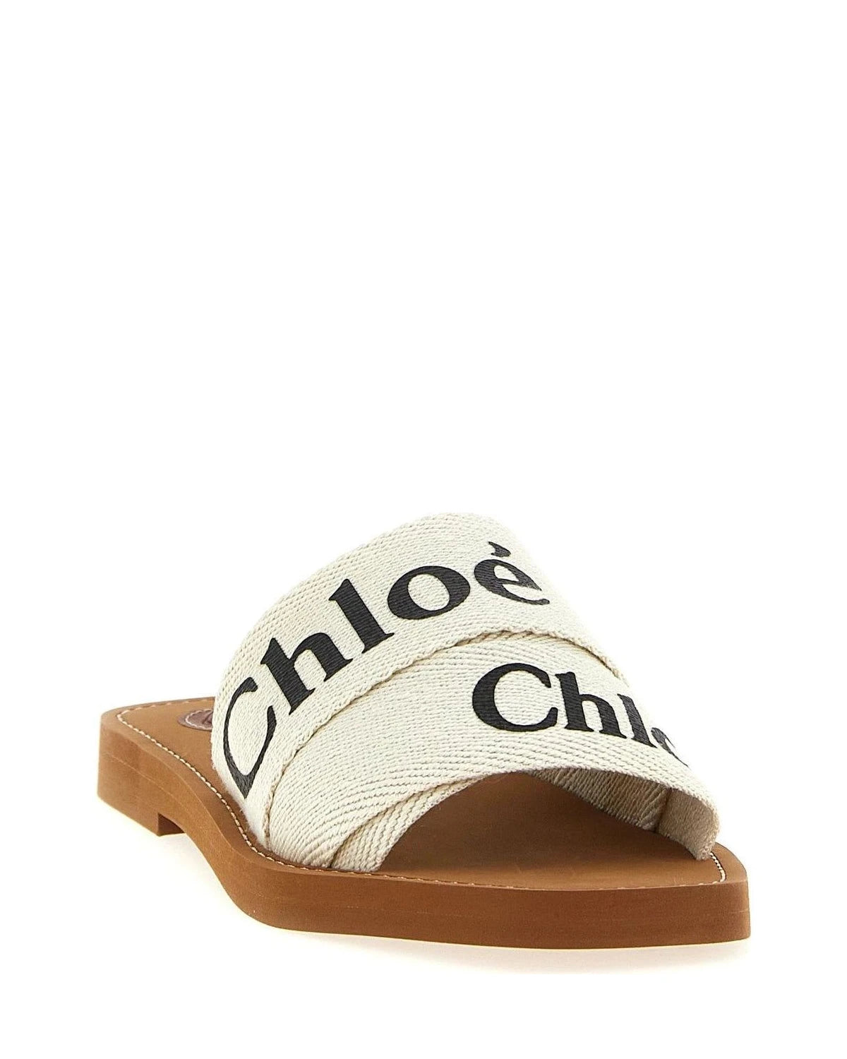 Chloé Sandals in white, Linen — view 2