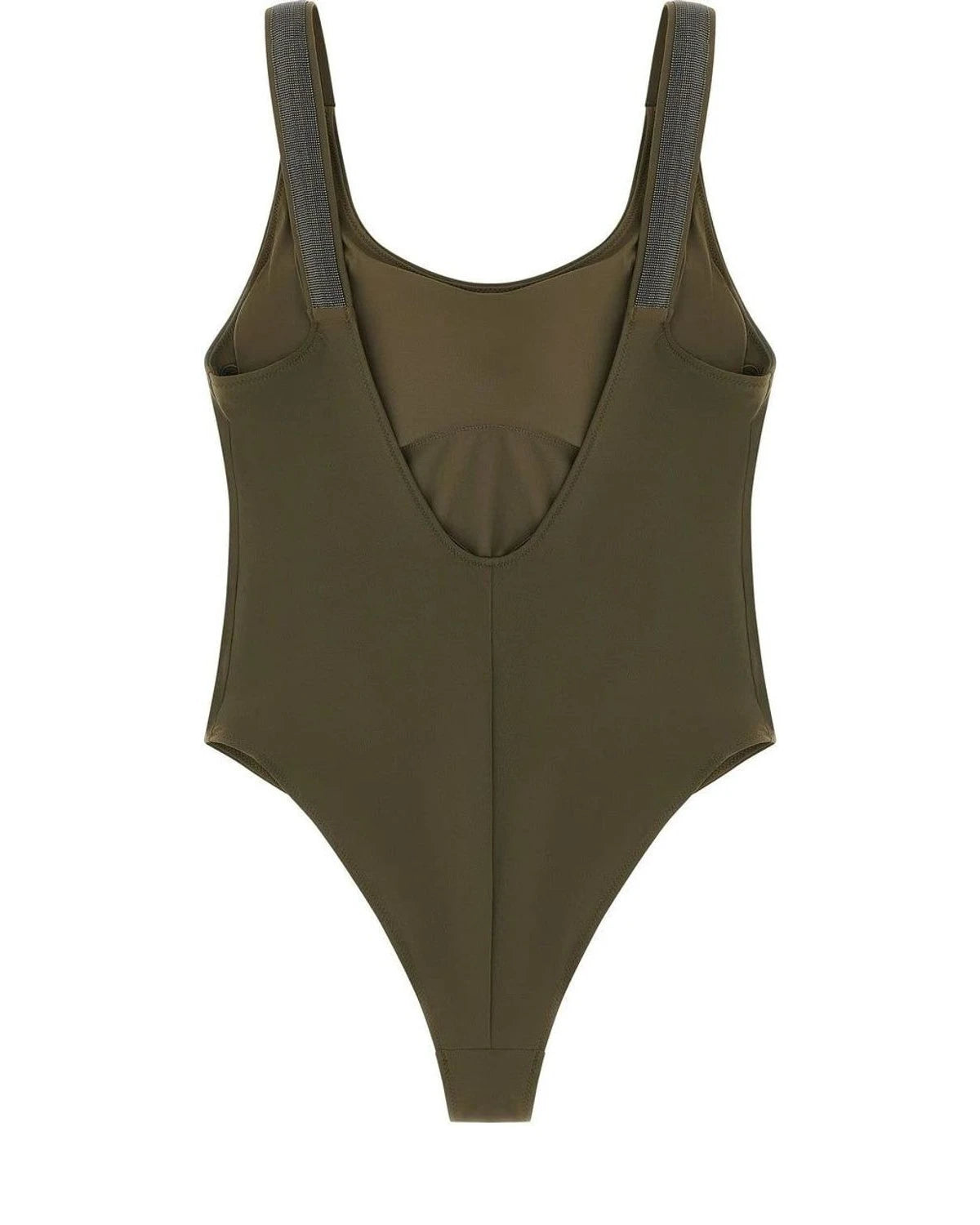 Brunello Cucinelli One-Piece Swimsuit in green, Polyamide — view 2