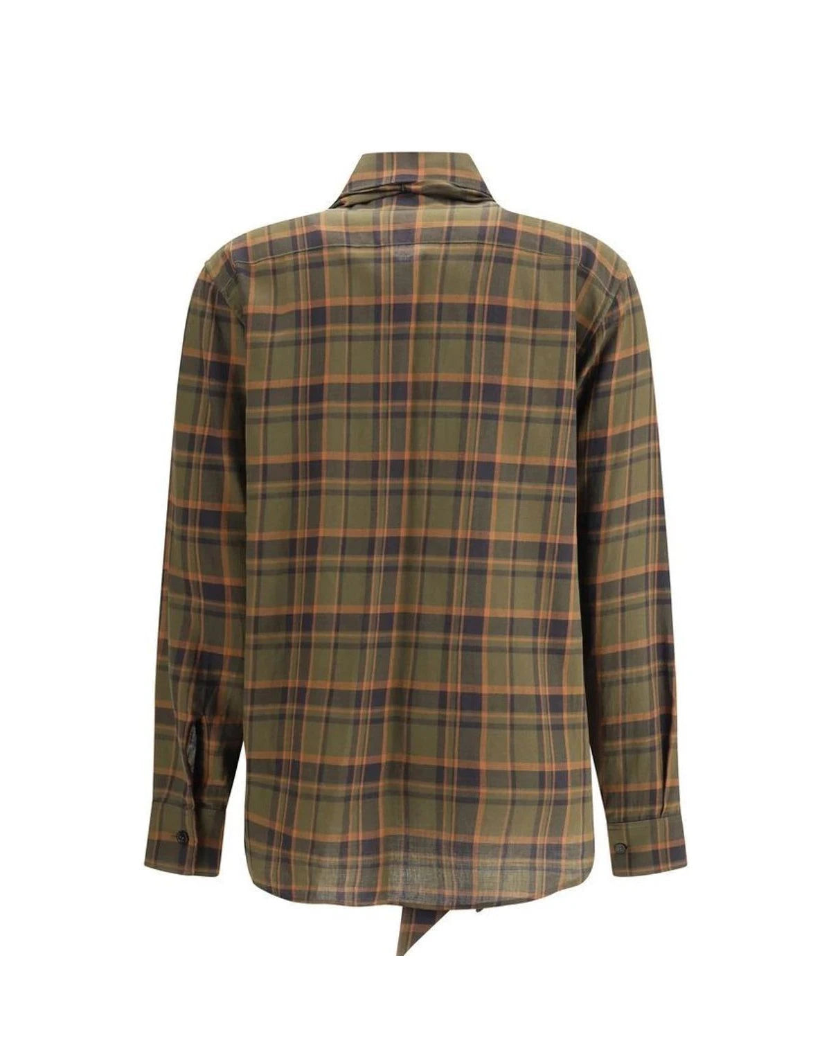 Saint Laurent Blouse in green, Cotton — view 2