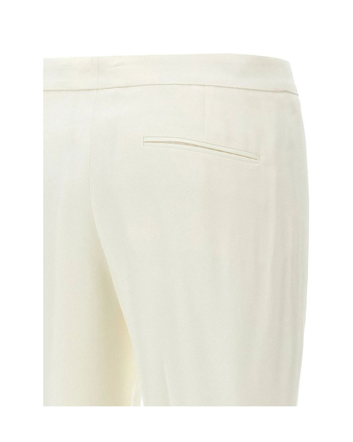 Alexander McQueen Trouser in white, Viscose — view 4