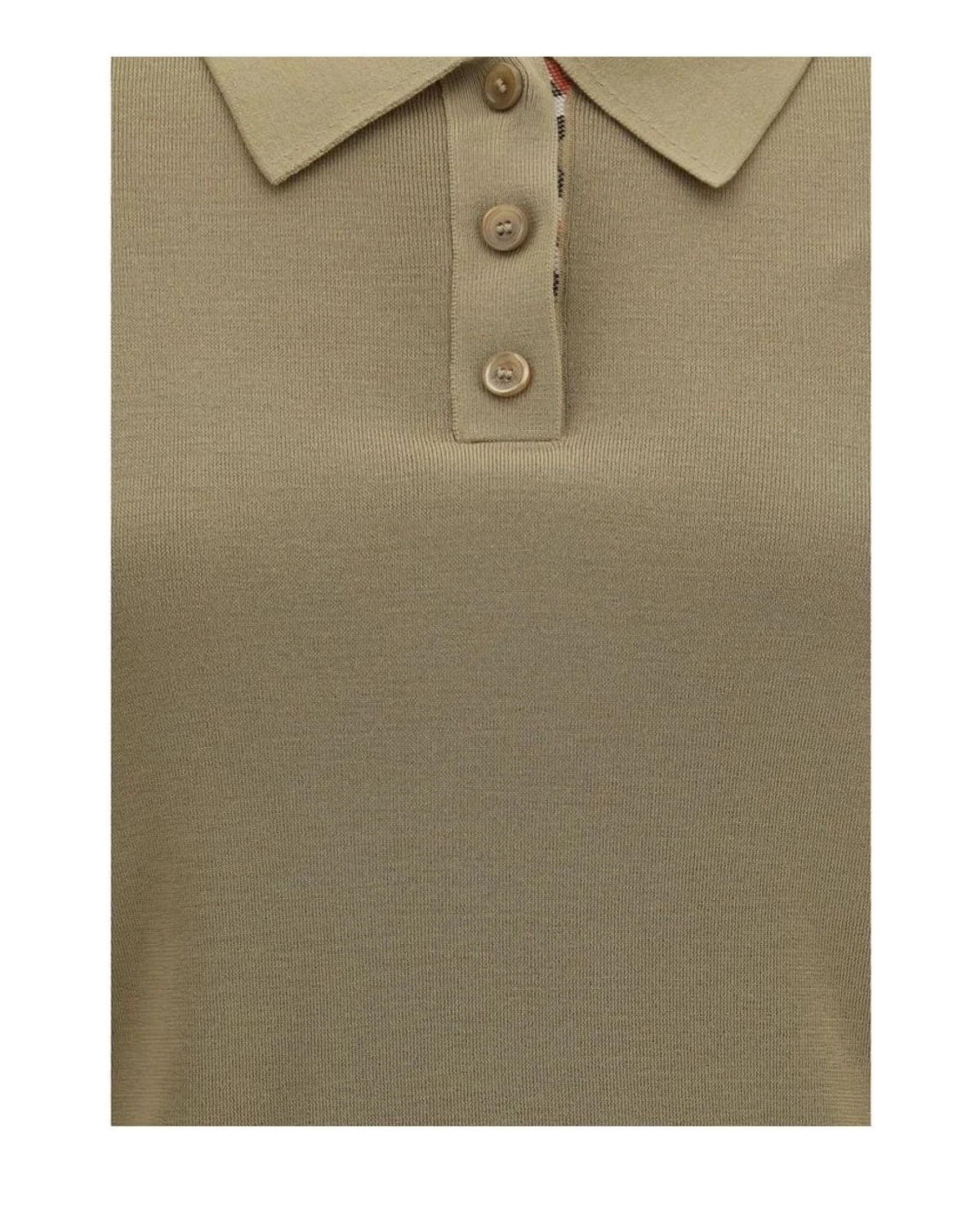 Burberry Henley Shirt in beige, Merino Wool — view 3